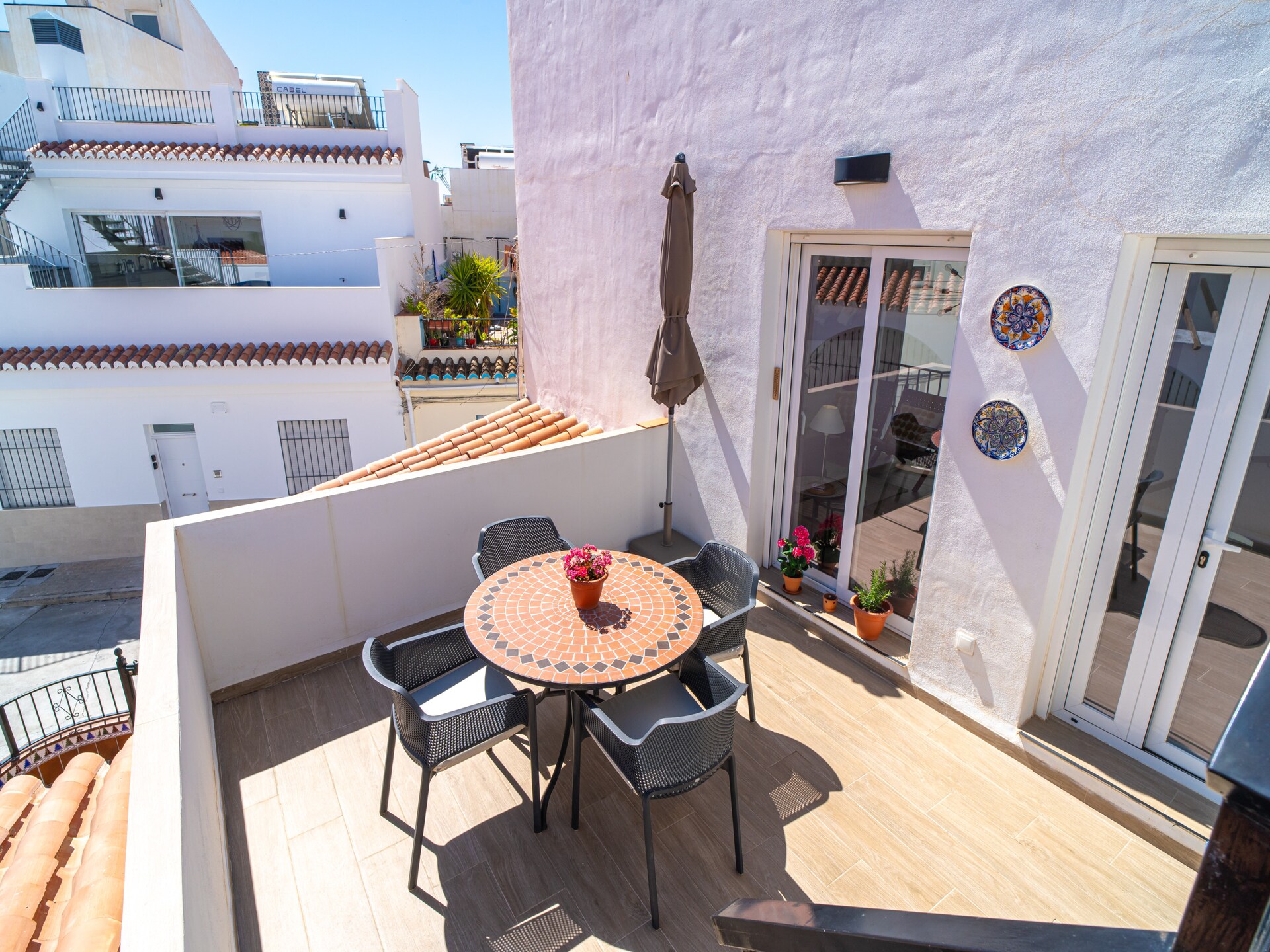 Vrijstaand vakantiehuis met uitzicht op zee en gemeenschappelijk zwembad in Nerja - foto 31