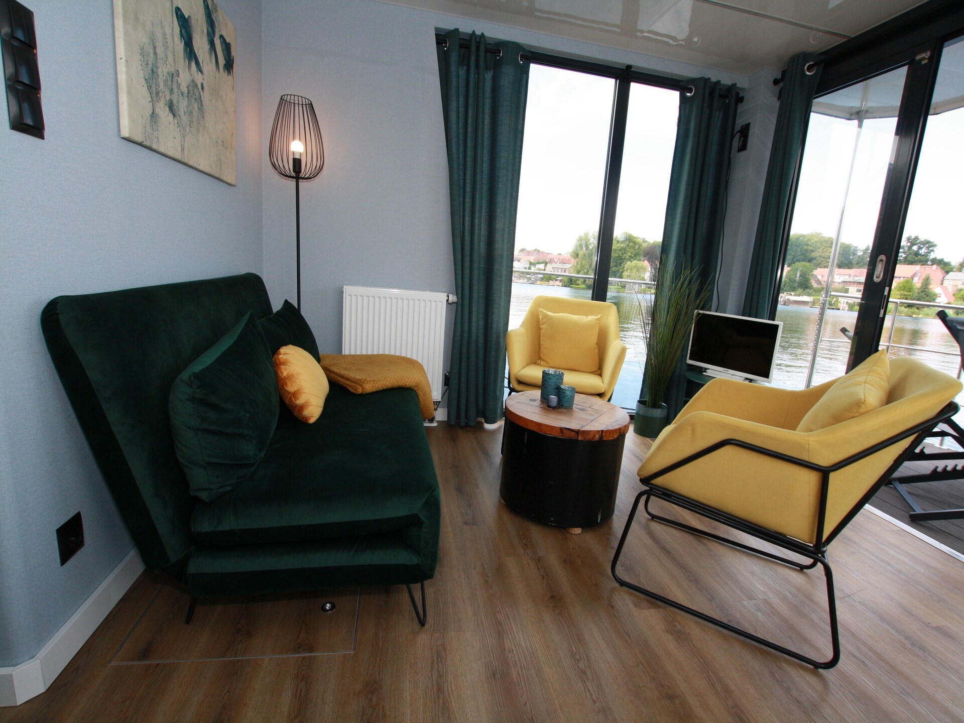 Stationaire woonboot Hausboot Friedrich aan het meer van Plau am See - foto 13
