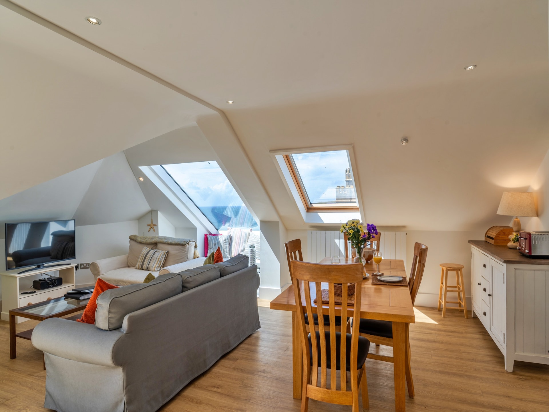 Ocean Lookout: Modern appartement met zeezicht in Woolacombe, 100m van strand - foto 9
