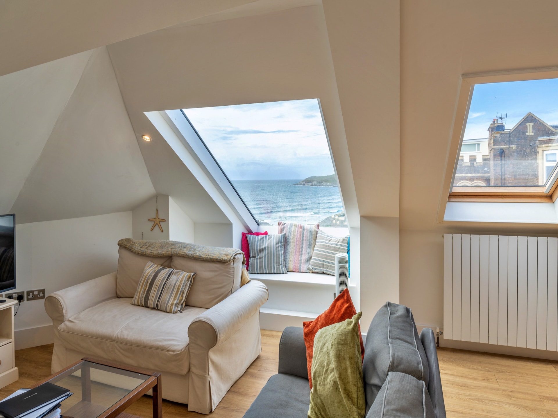 Ocean Lookout: Modern appartement met zeezicht in Woolacombe, 100m van strand - foto 6