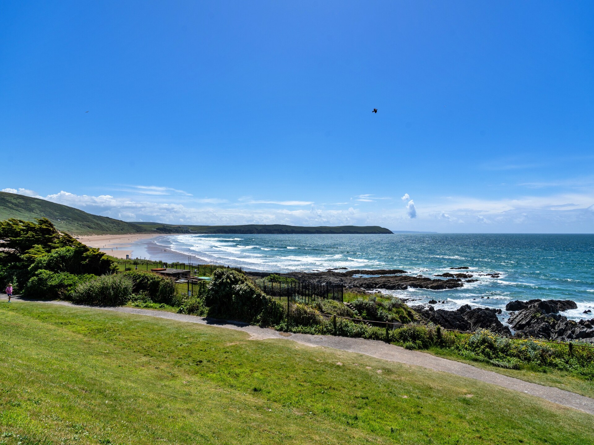 Ocean Lookout: Modern appartement met zeezicht in Woolacombe, 100m van strand - foto 34