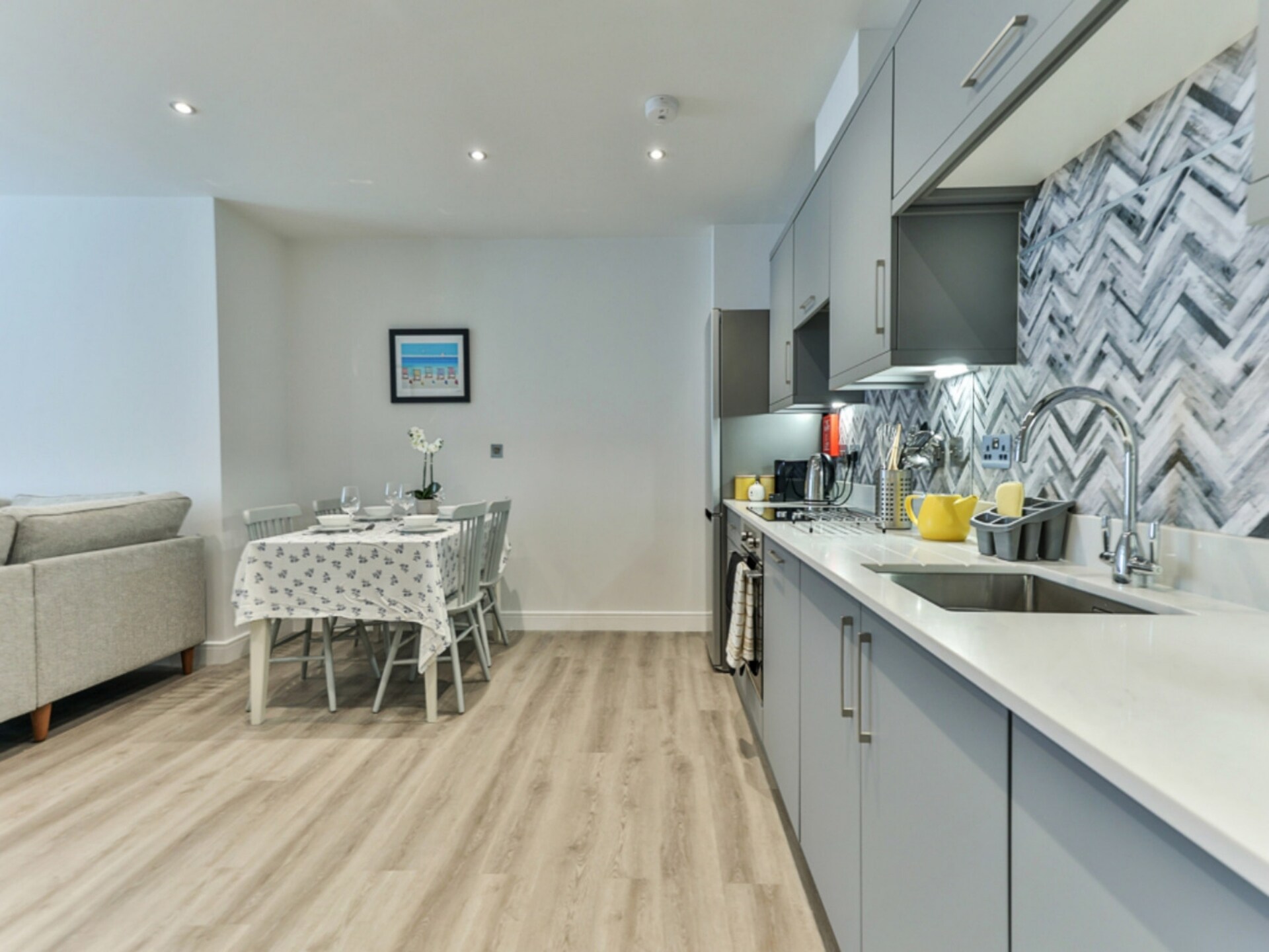 No.15 Belle House: Stijlvol appartement op 100 meter van het strand in Filey - foto 14