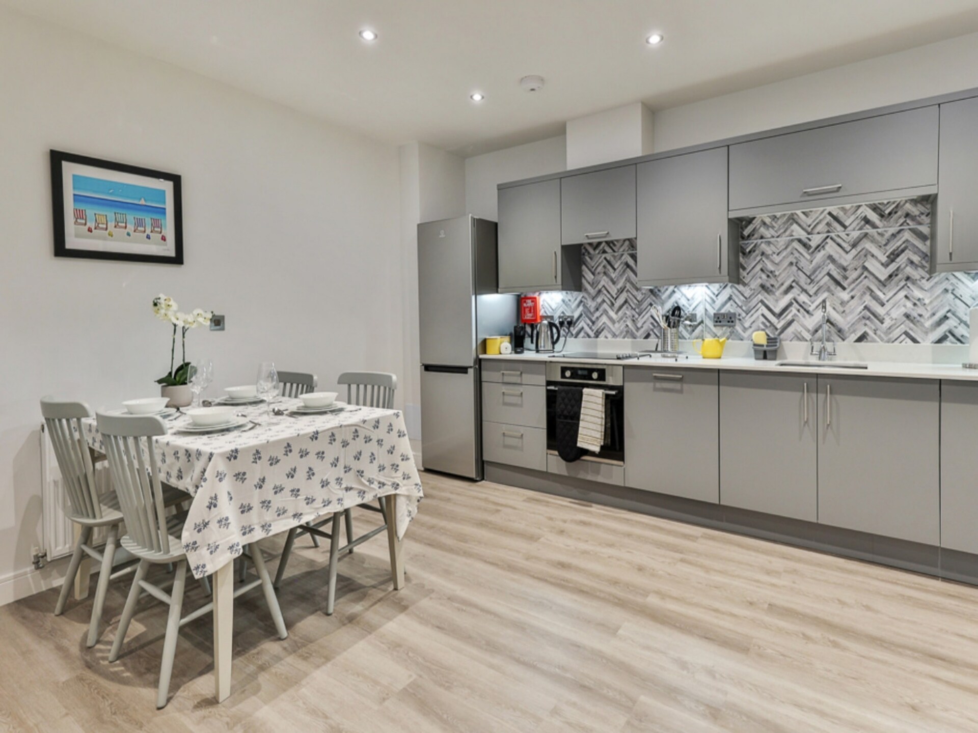 No.15 Belle House: Stijlvol appartement op 100 meter van het strand in Filey - foto 12