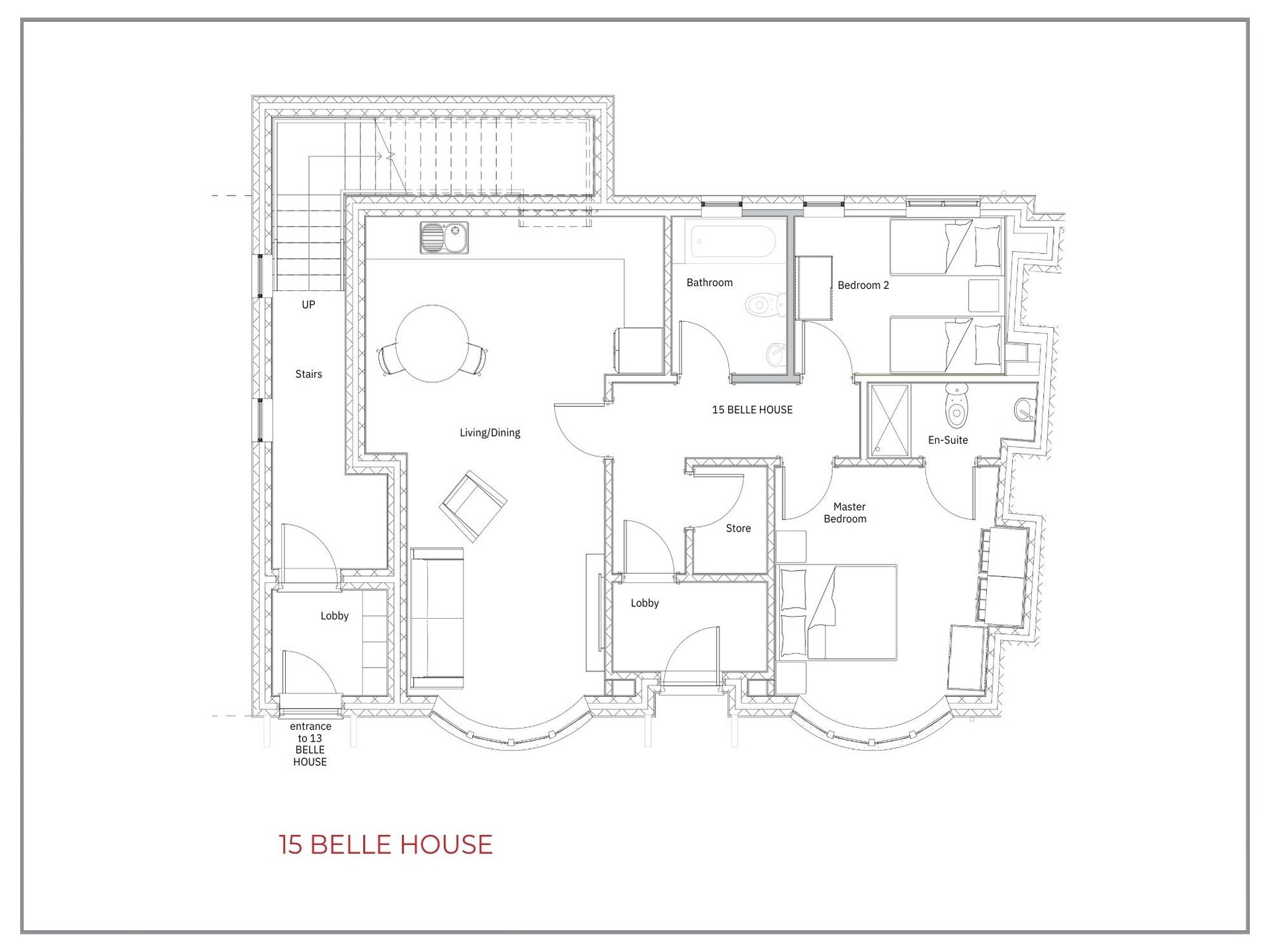 No.15 Belle House: Stijlvol appartement op 100 meter van het strand in Filey - foto 7