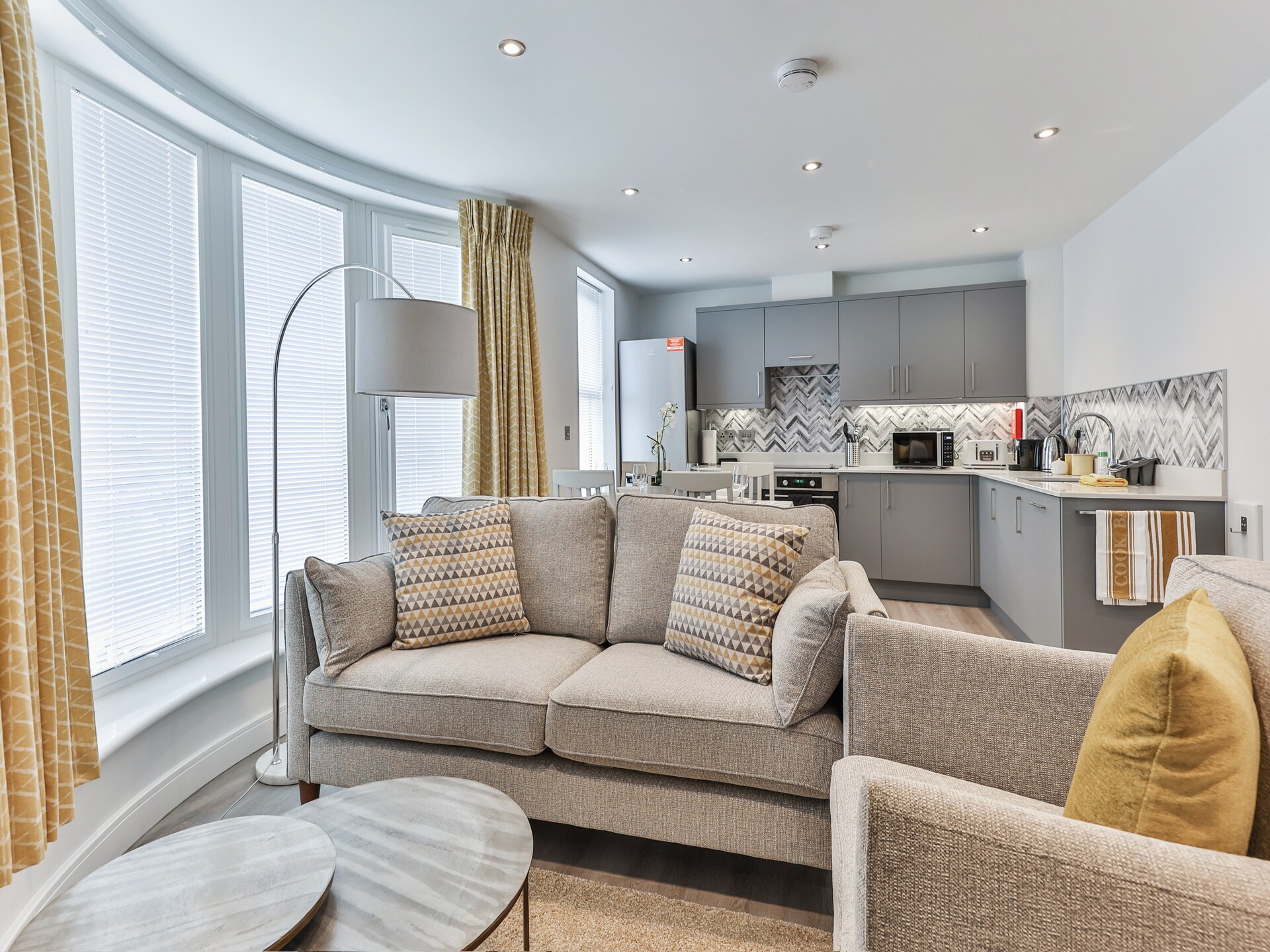 Modern 4-persoons appartement aan de golfbaan in Filey - foto 1