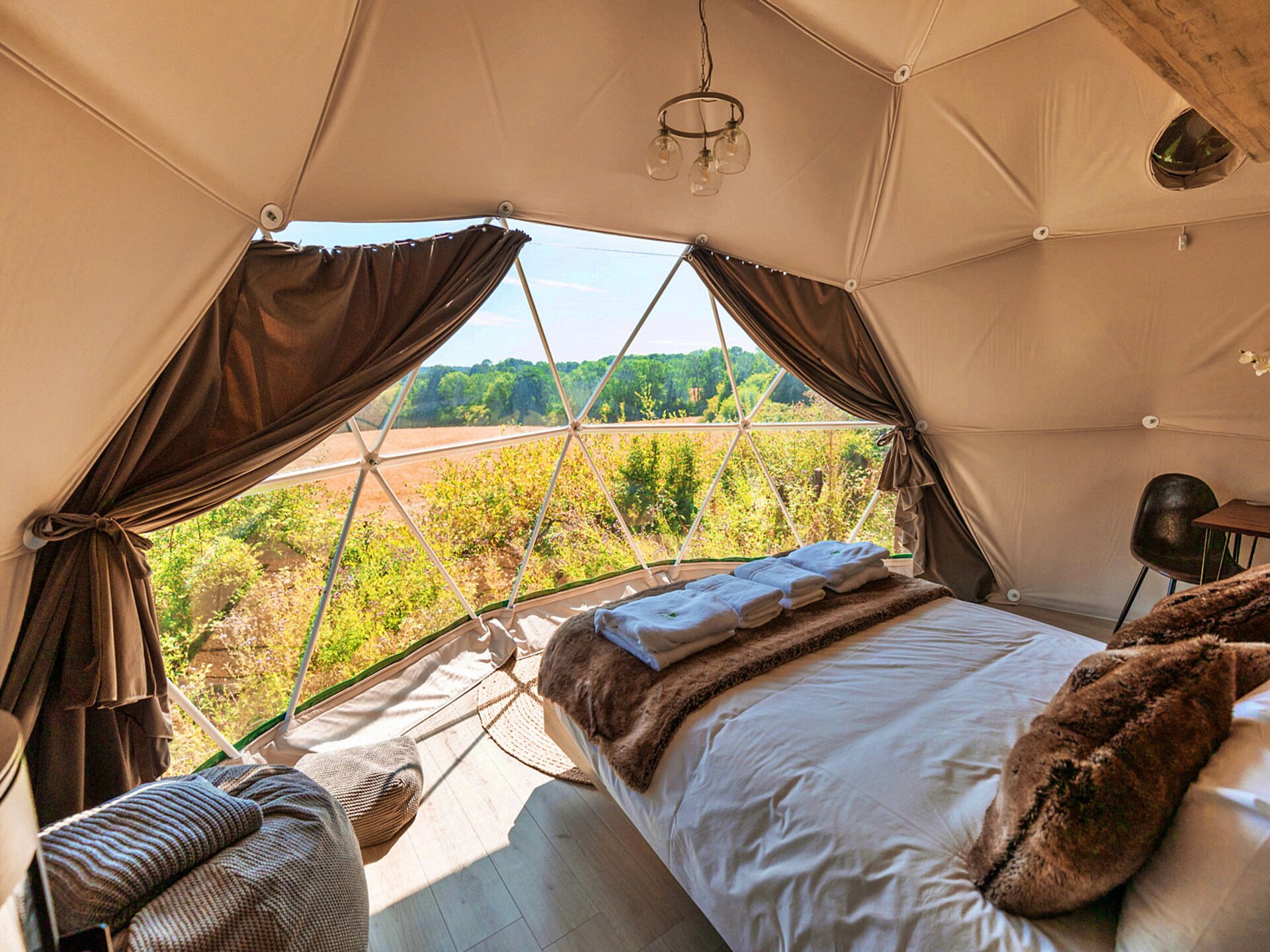 Luxe glamping dome Scotney in Hoath voor 4 personen - foto 8