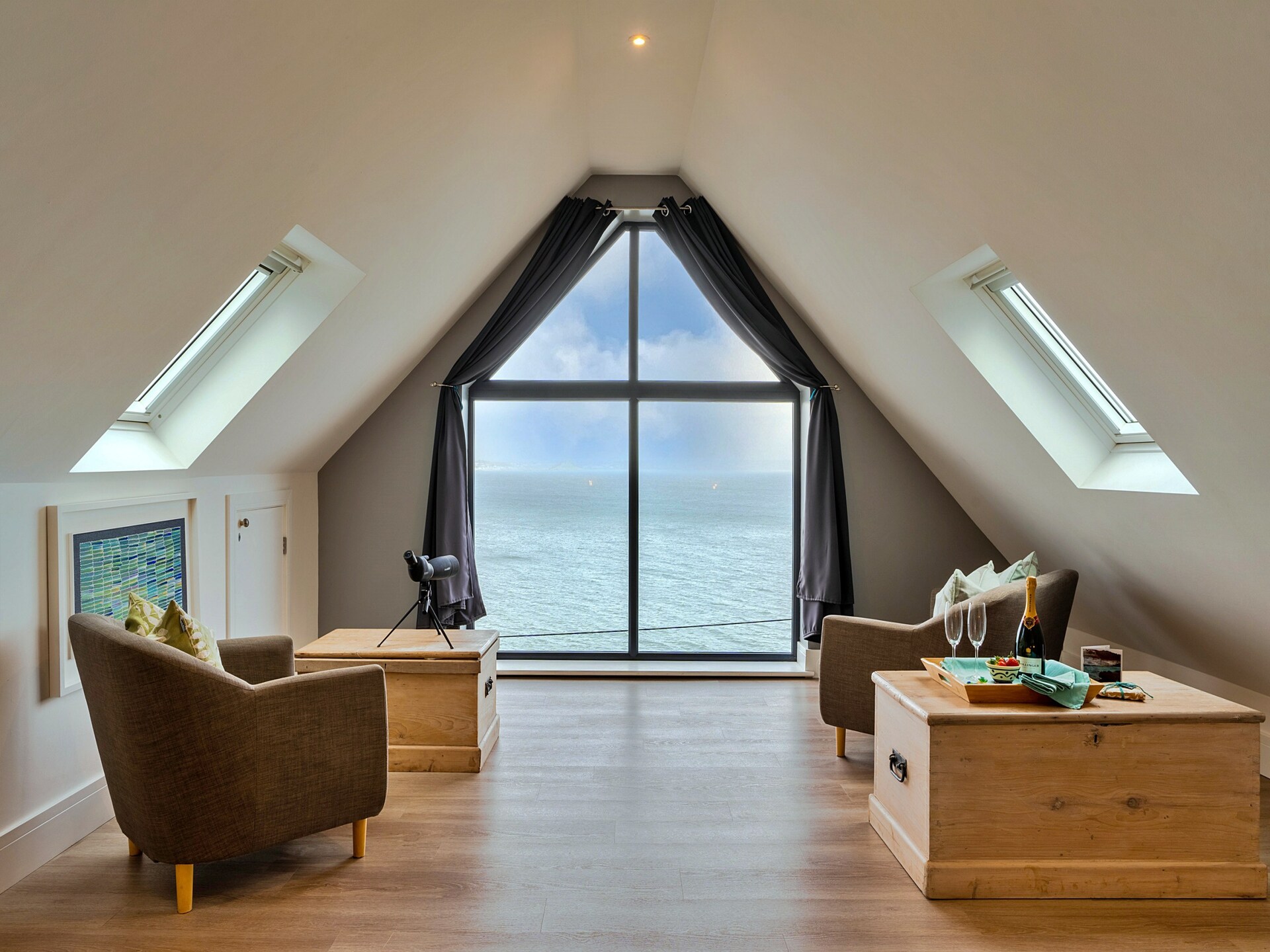 Glasrijk vakantiehuis met ononderbroken zeezicht op de kliffen bij Mousehole - foto 57