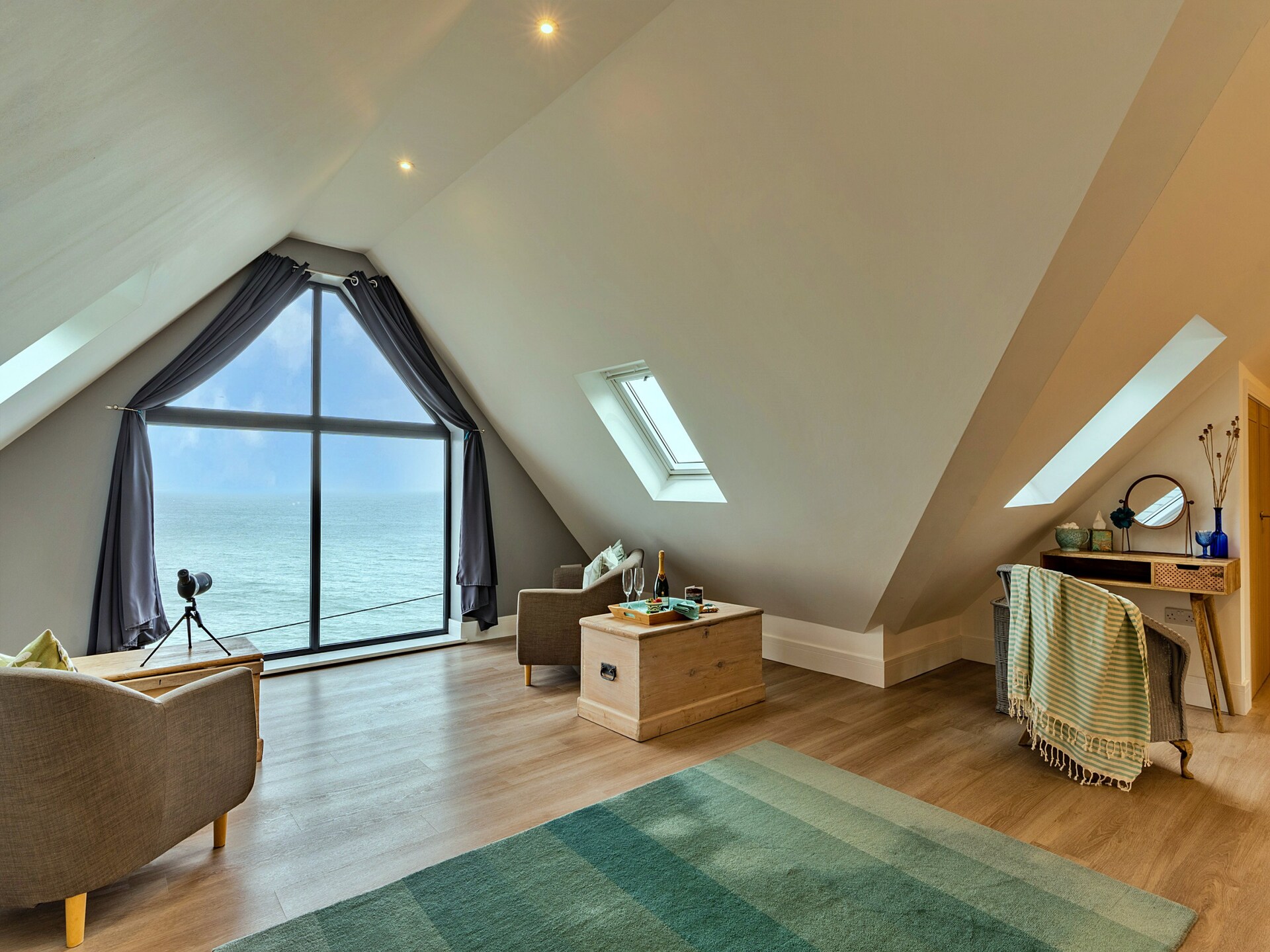 Glasrijk vakantiehuis met ononderbroken zeezicht op de kliffen bij Mousehole - foto 12