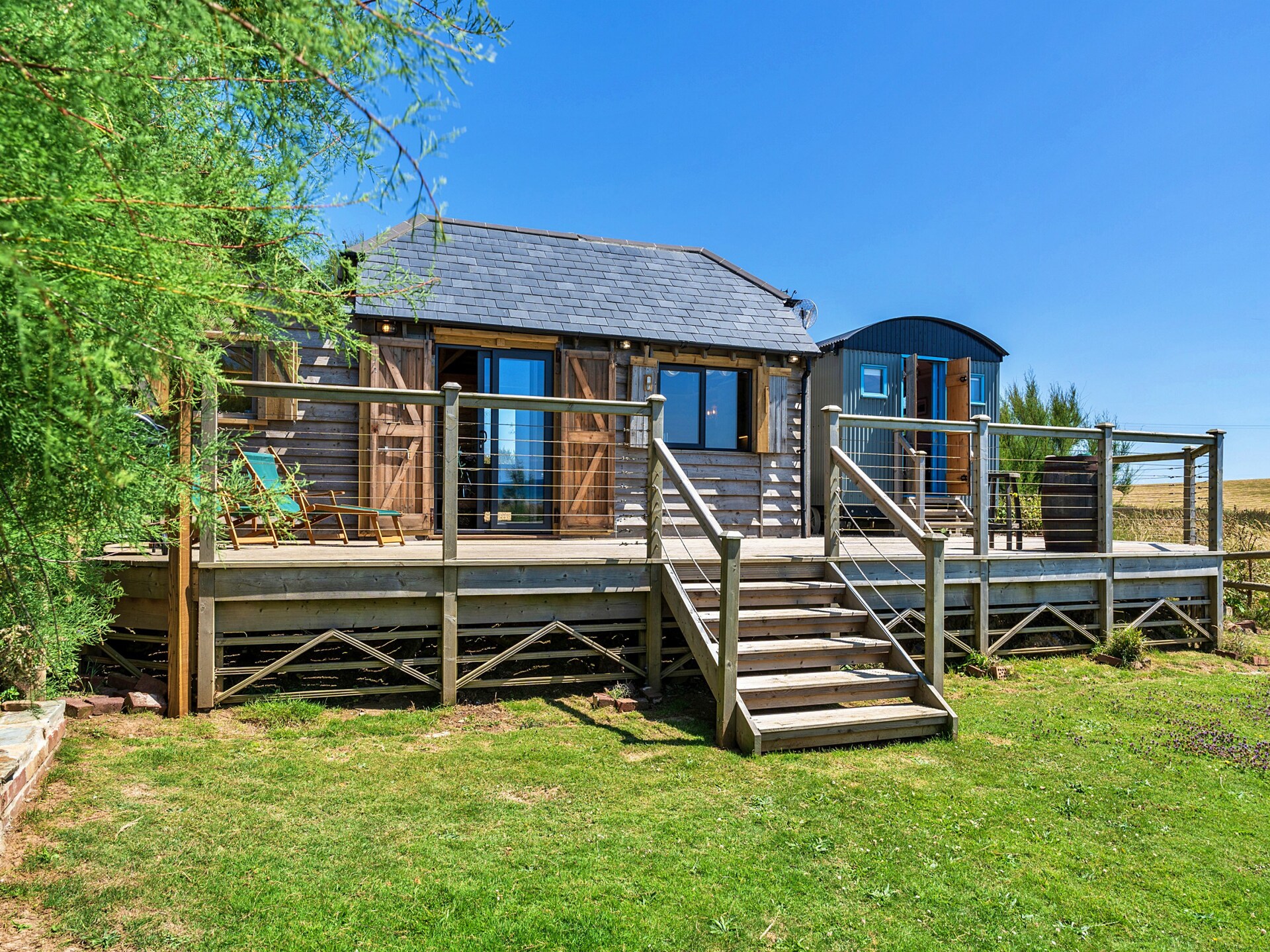 Luxe appartement Driftwood met uitzicht op Widemouth Bay - foto 1
