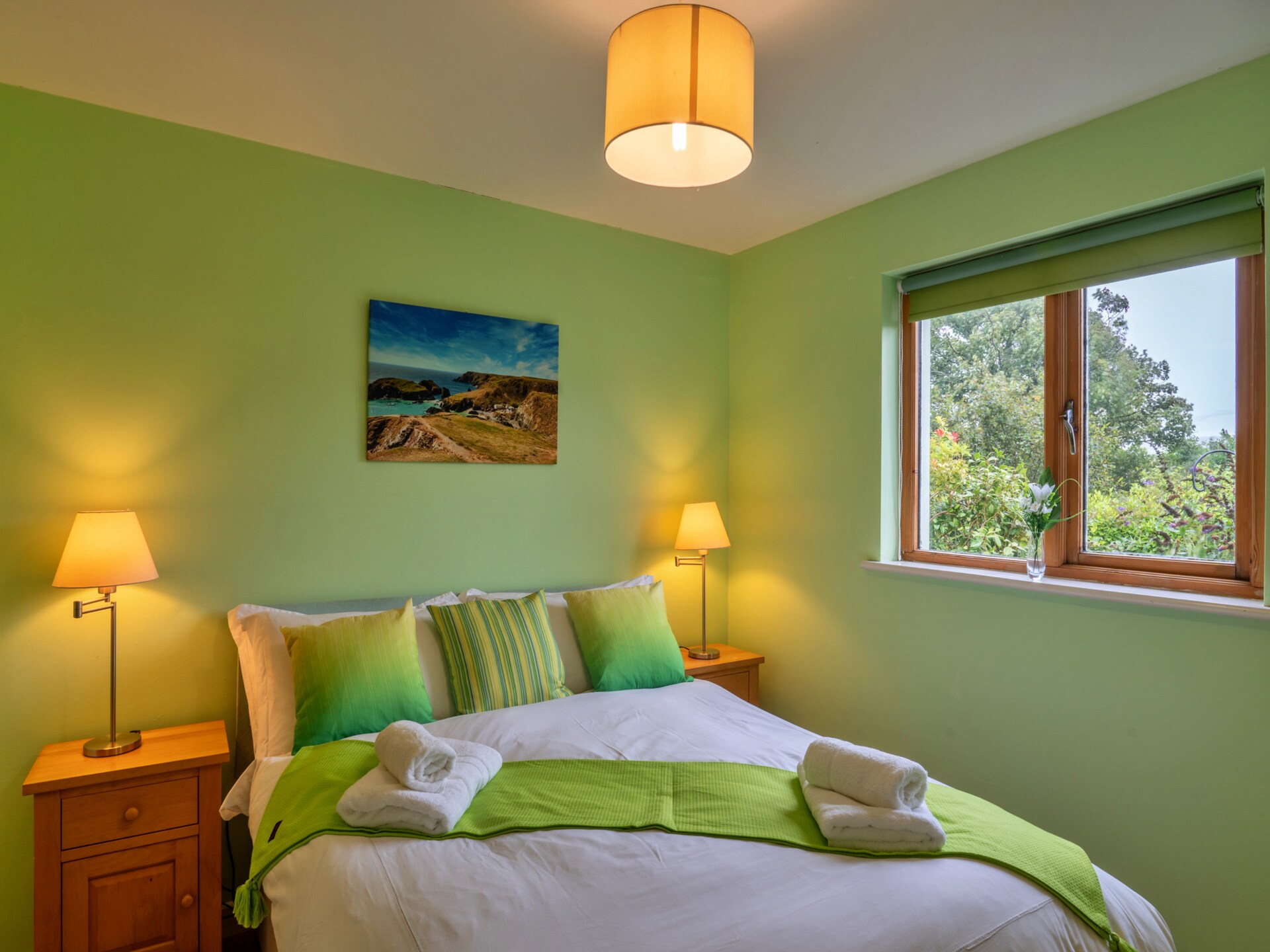 Romantisch chalet Skylarks in het hart van Cornwall met tuin en golfbaan - foto 5