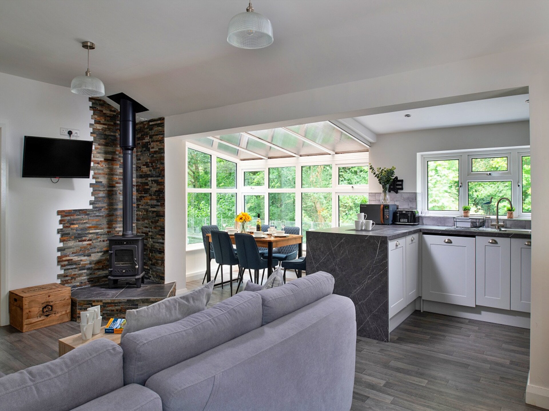 Rustiek landhuis aan de rivier in Rowen, Snowdonia – 5 personen - foto 11