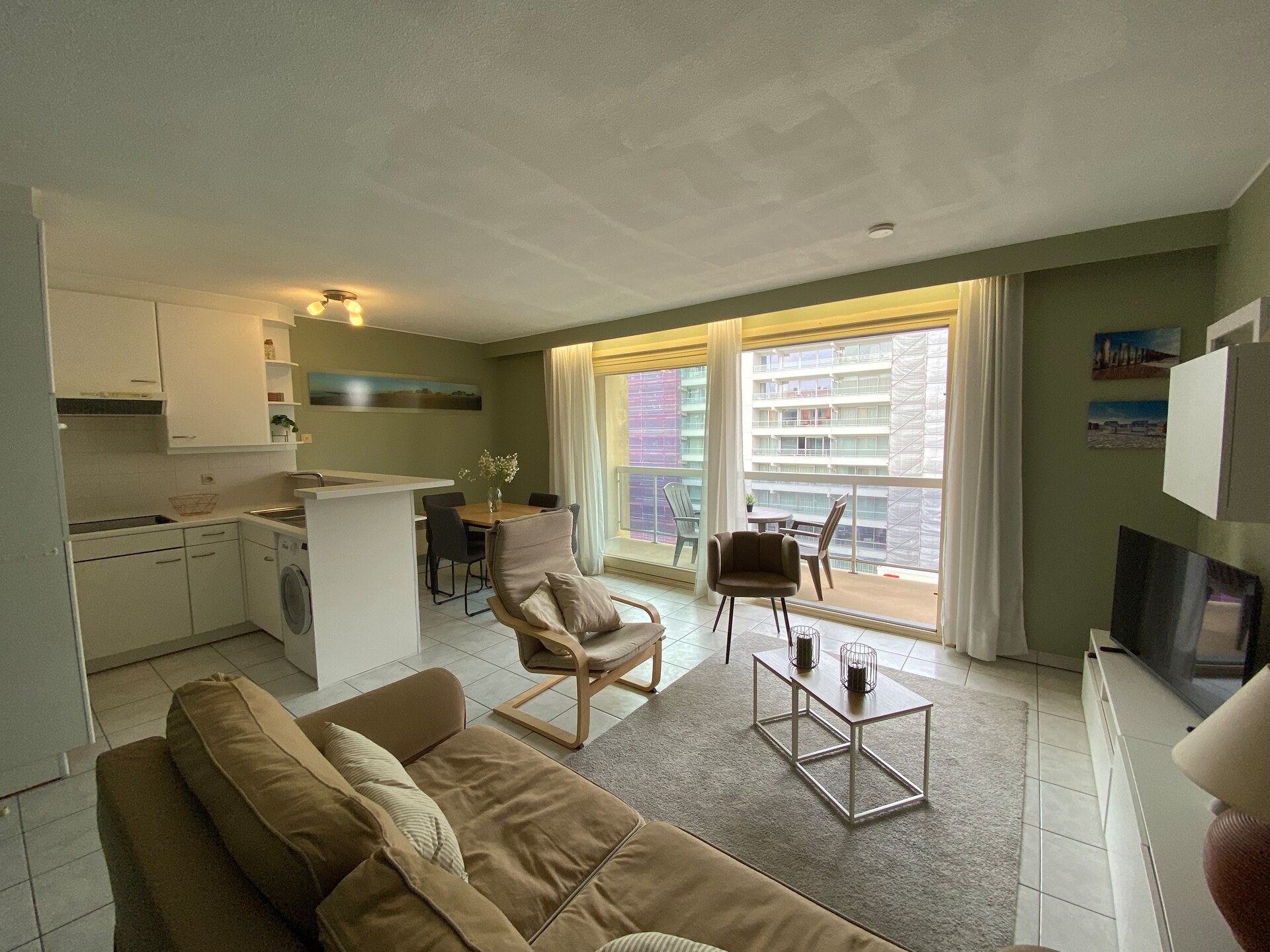 Vernieuwd appartement in Nieuwpoort-Bad, vlakbij strand en golfbaan - foto 8