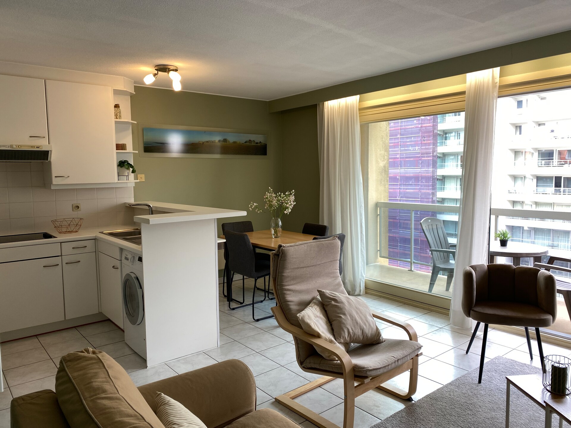 Vernieuwd appartement in Nieuwpoort-Bad, vlakbij strand en golfbaan - foto 10