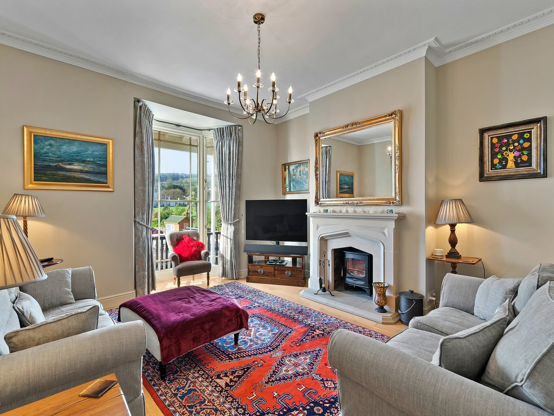 Regency villa in Sidmouth met zeezicht, 4 slaapkamers en privépatio - foto 1