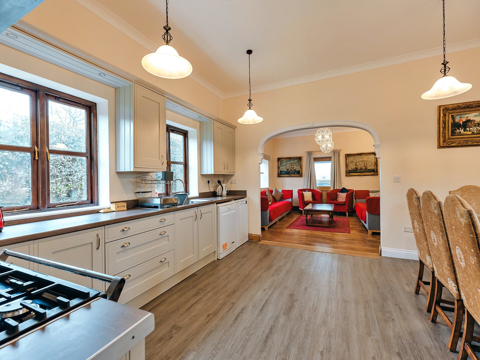 Luxe landhuis voor 12 personen in Onibury met gedeeld zwembad en tennisbaan - foto 4