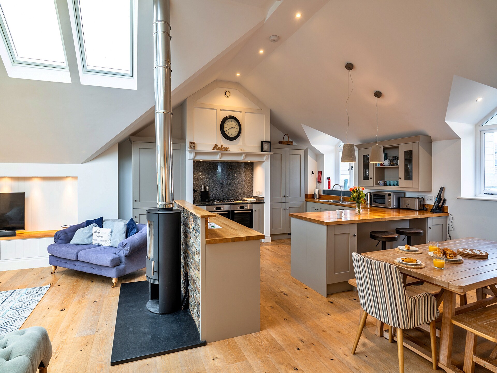 Ruim vakantiehuis met zeezicht en speelzolder bij St Mawes, Cornwall - foto 16