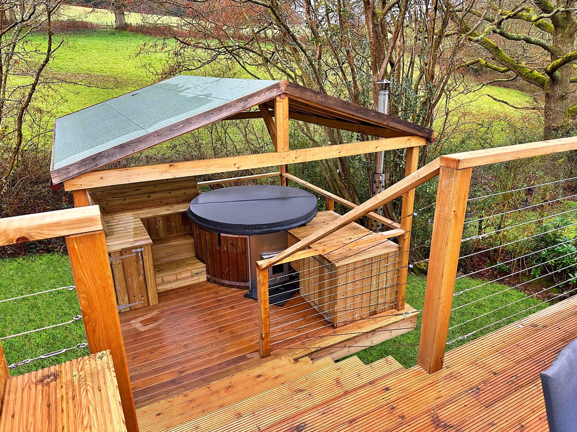Unieke glamping in Ashdown Forest met hottub en panoramisch uitzicht - foto 3