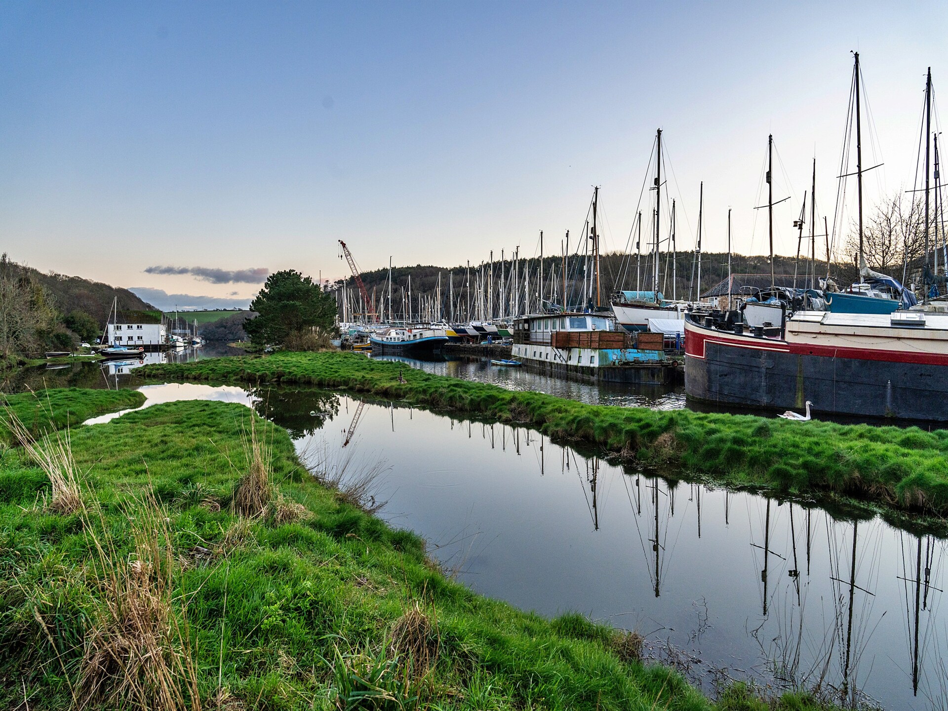 Historisch douanekantoor met bubbelbad en uitzicht op de Helford River - foto 43