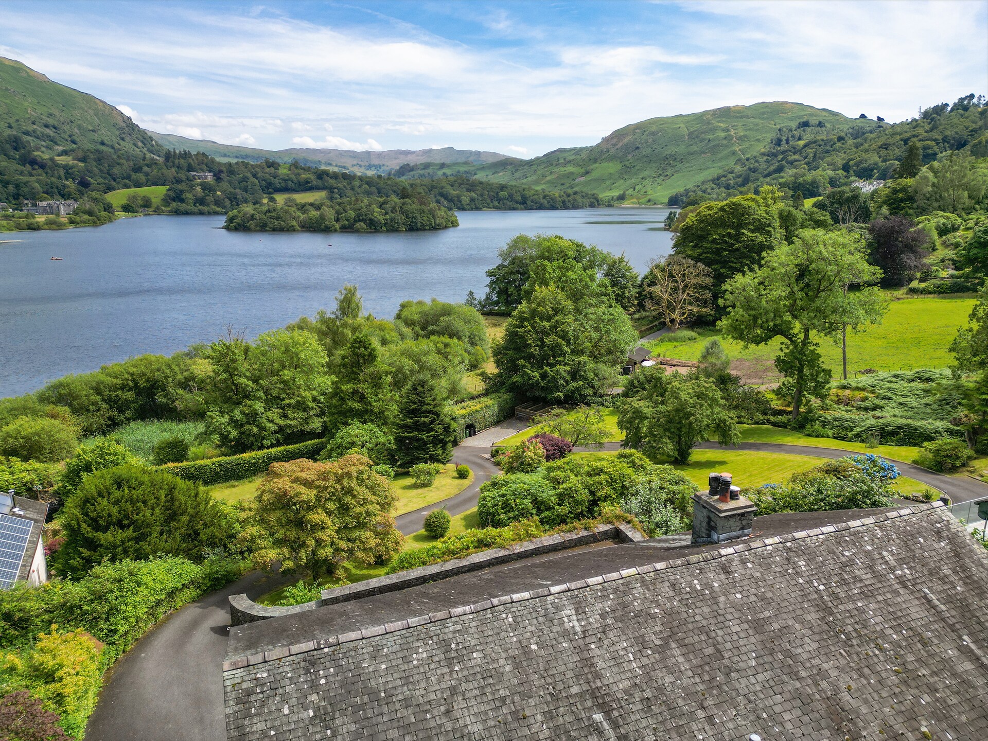 Unerigg: Ruim landhuis aan Grasmere Lake met privétoegang tot het water - foto 7