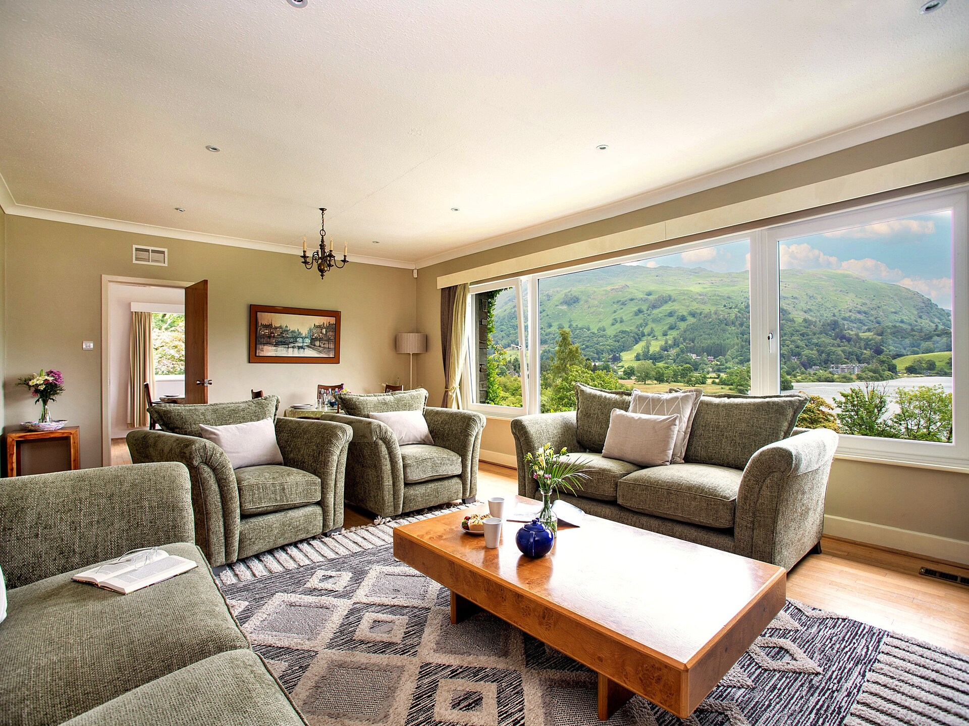 Unerigg: Ruim landhuis aan Grasmere Lake met privétoegang tot het water - foto 1