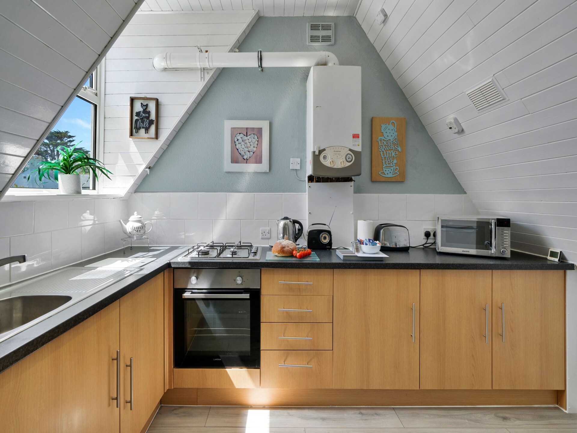 Op 600 m van het strand: Ruim appartement in centrum St Ives - foto 3