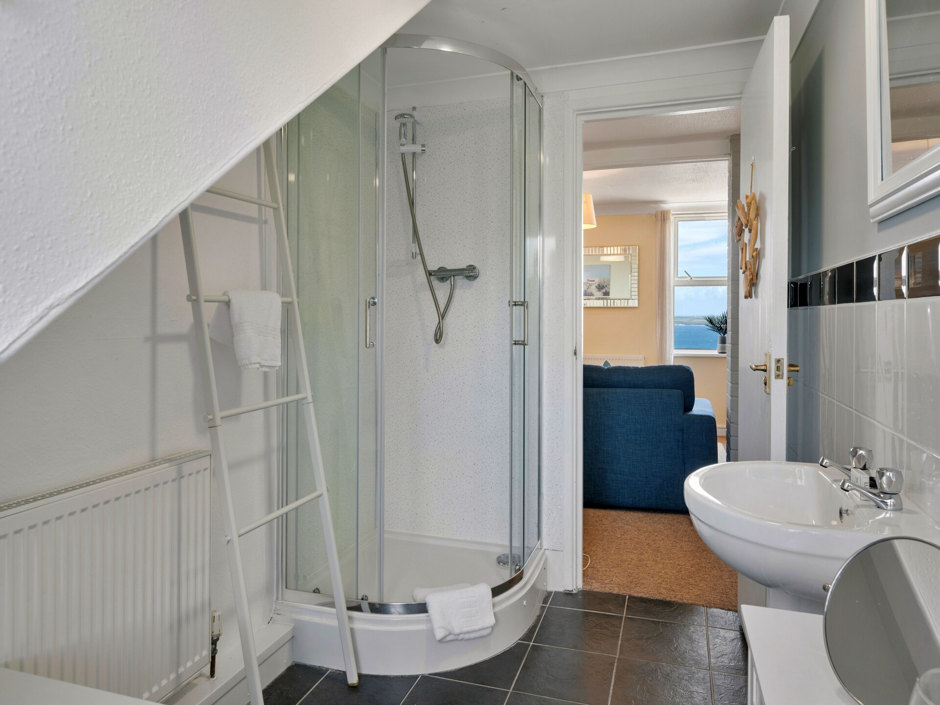 Op 600 m van het strand: Ruim appartement in centrum St Ives - foto 17