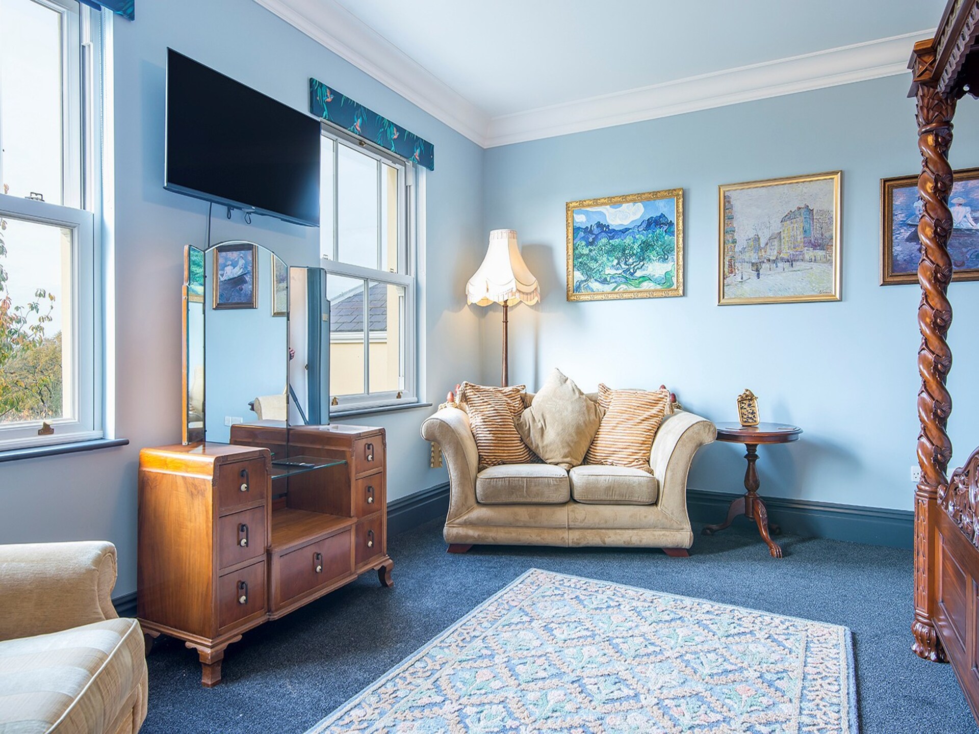 Luxe Georgisch landhuis met zwembad, sauna & privébioscoop voor 24 personen in Carmarthen - foto 35