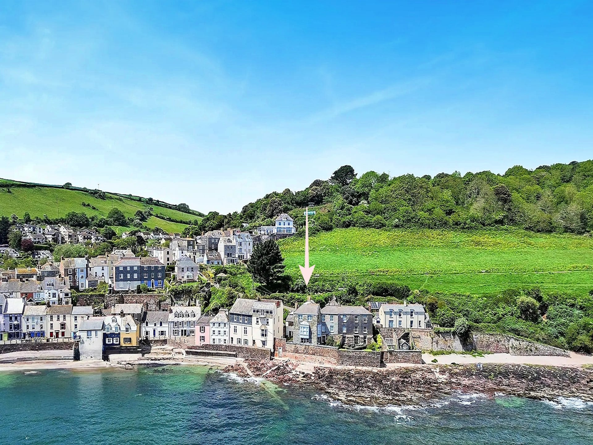 Op 500 m van het strand: Ruim landhuis Rock House in Kingsand - foto 16