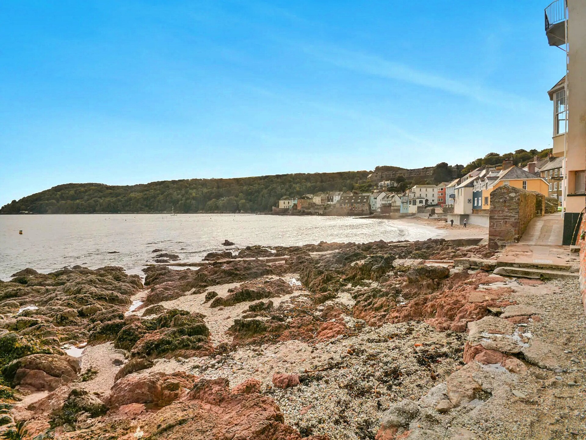 Op 500 m van het strand: Ruim landhuis Rock House in Kingsand - foto 22