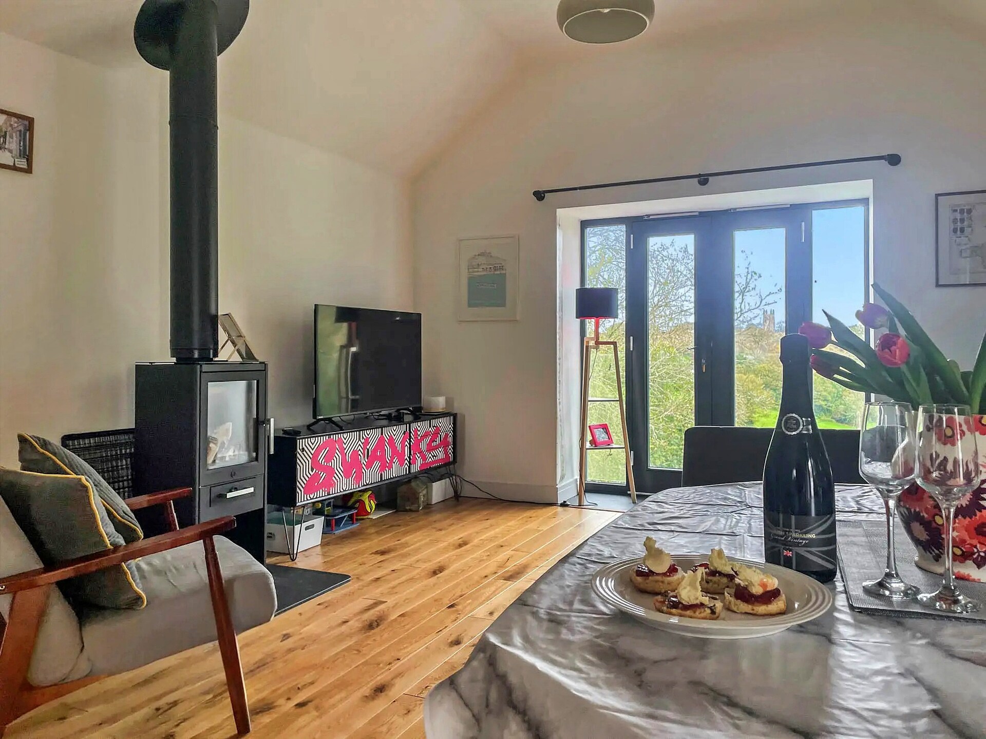 Ruim vakantiehuis met panoramisch uitzicht en privétuin bij Kingsand - foto 6