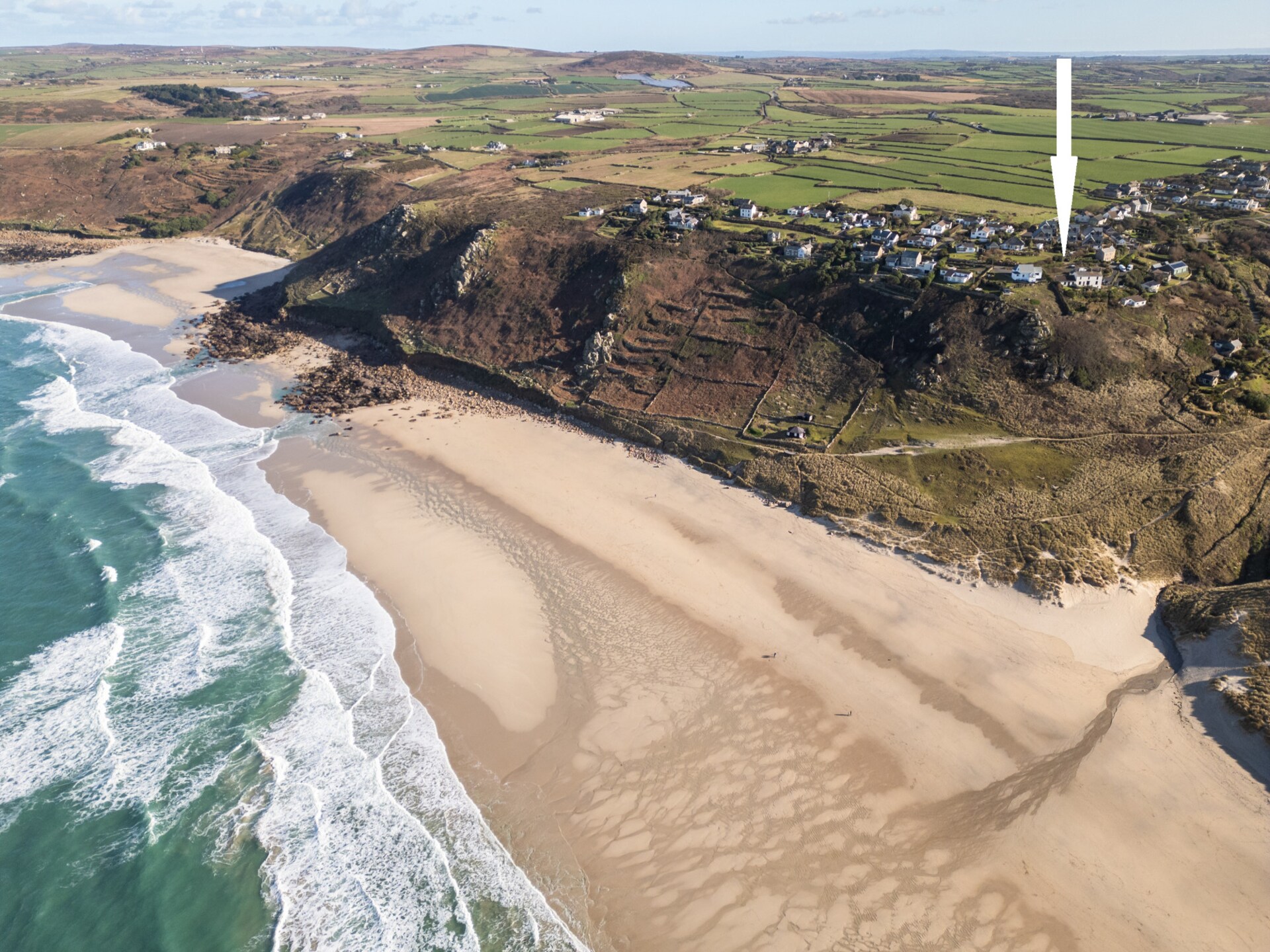Romantisch klifhuisje bij Sennen Cove met uitzicht op zee - foto 19