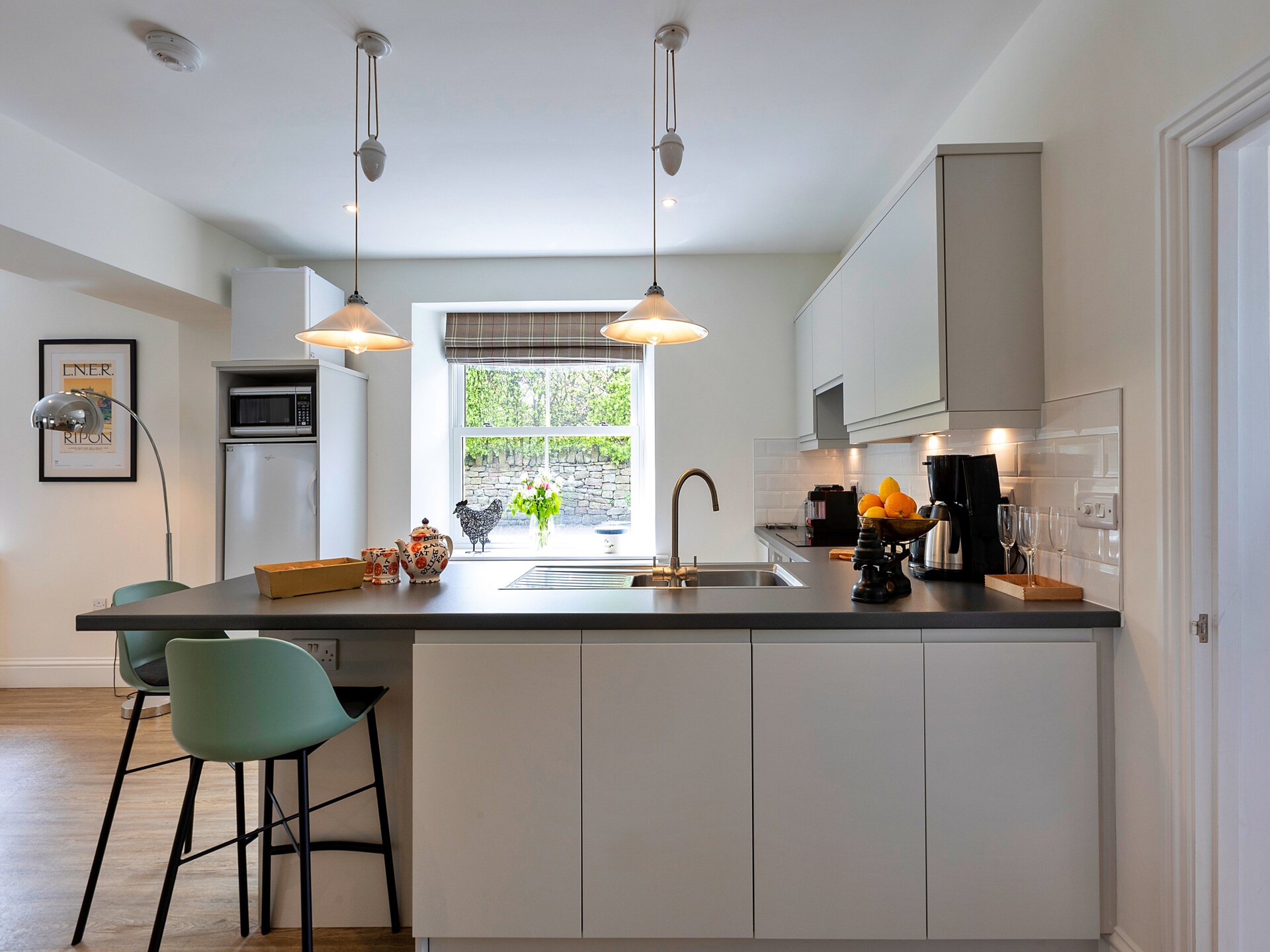 Luxe landhuis voor 2 bij Grantley Hall met balkon en weids uitzicht - foto 12
