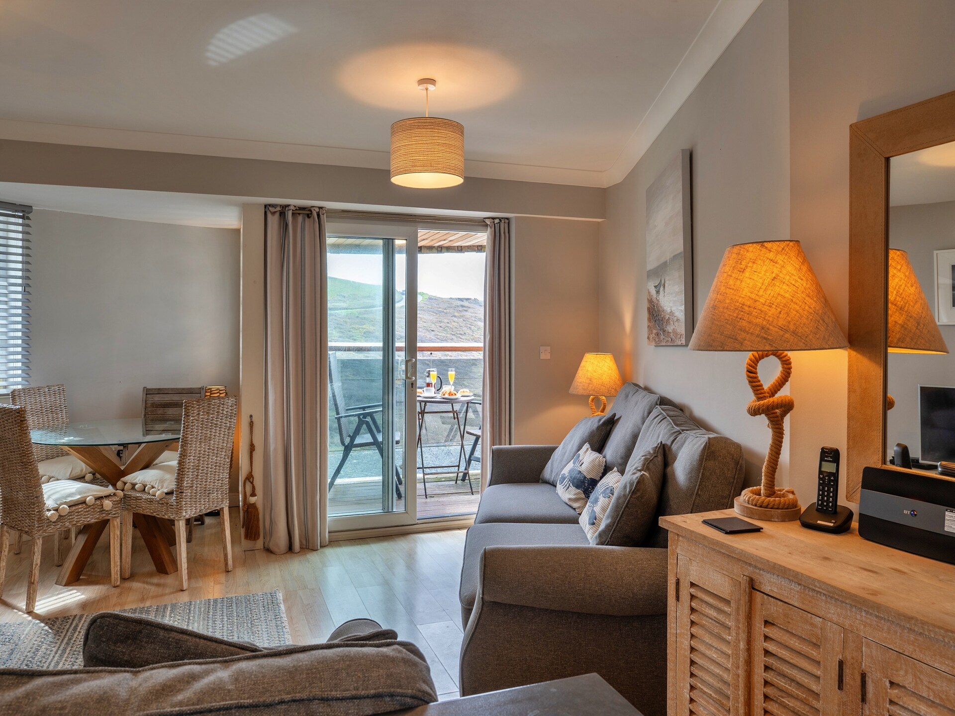 Appartement 25 The Waves: Zeezicht & Balkon aan Watergate Bay - foto 8