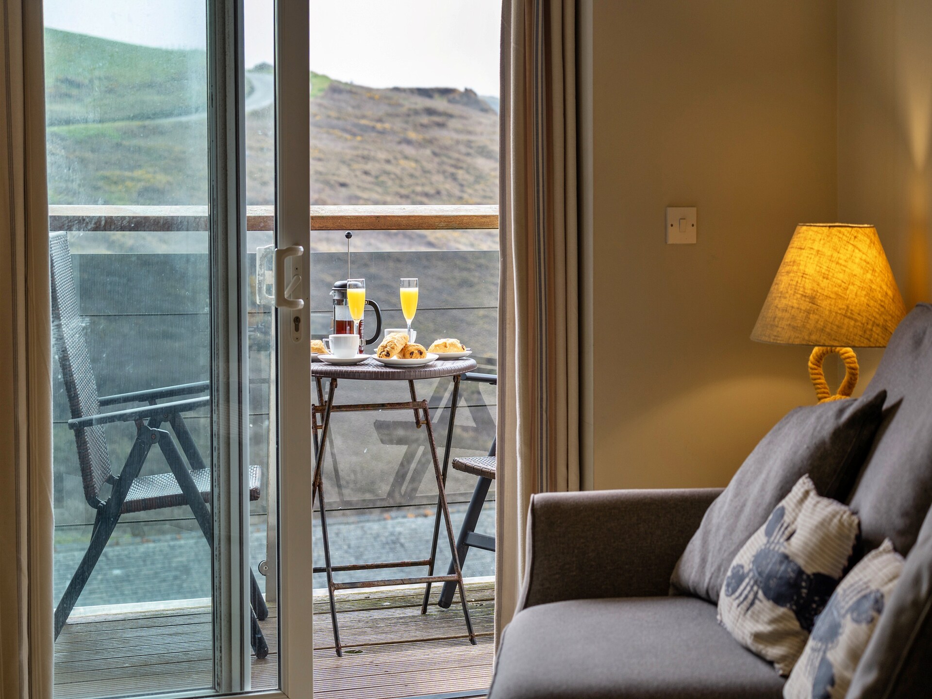 Appartement 25 The Waves: Zeezicht & Balkon aan Watergate Bay - foto 9