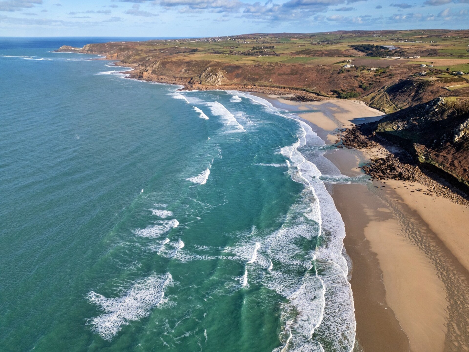Klifvilla Bishop Rock: Uitzicht op zee in Sennen, Cornwall - foto 24