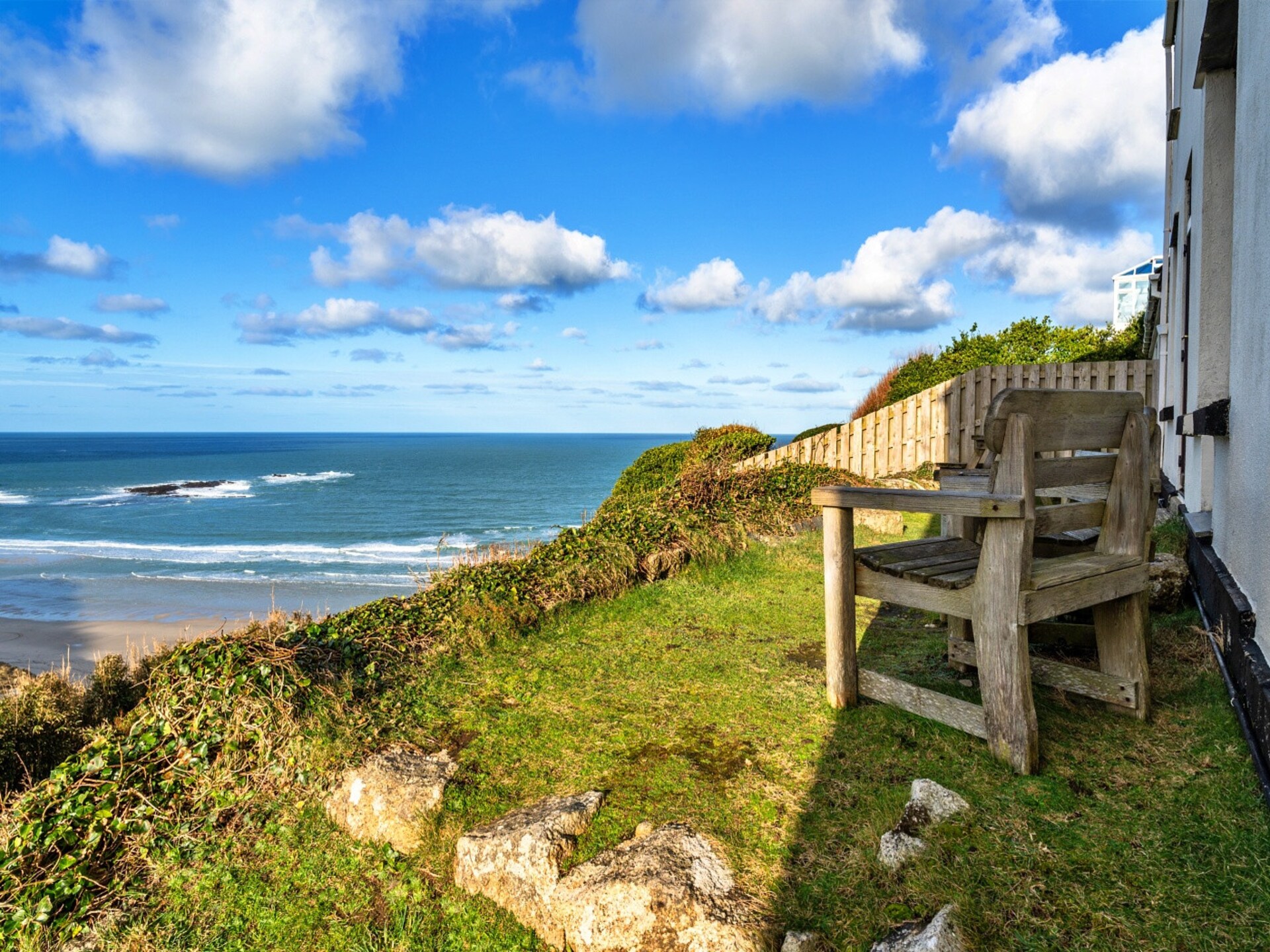 Klifvilla Bishop Rock: Uitzicht op zee in Sennen, Cornwall - foto 23