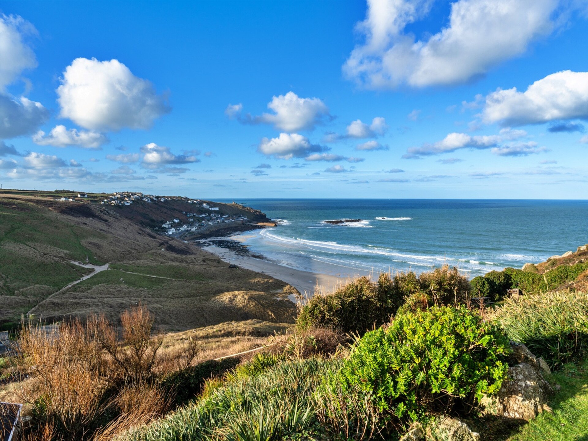 Klifvilla Bishop Rock: Uitzicht op zee in Sennen, Cornwall - foto 26