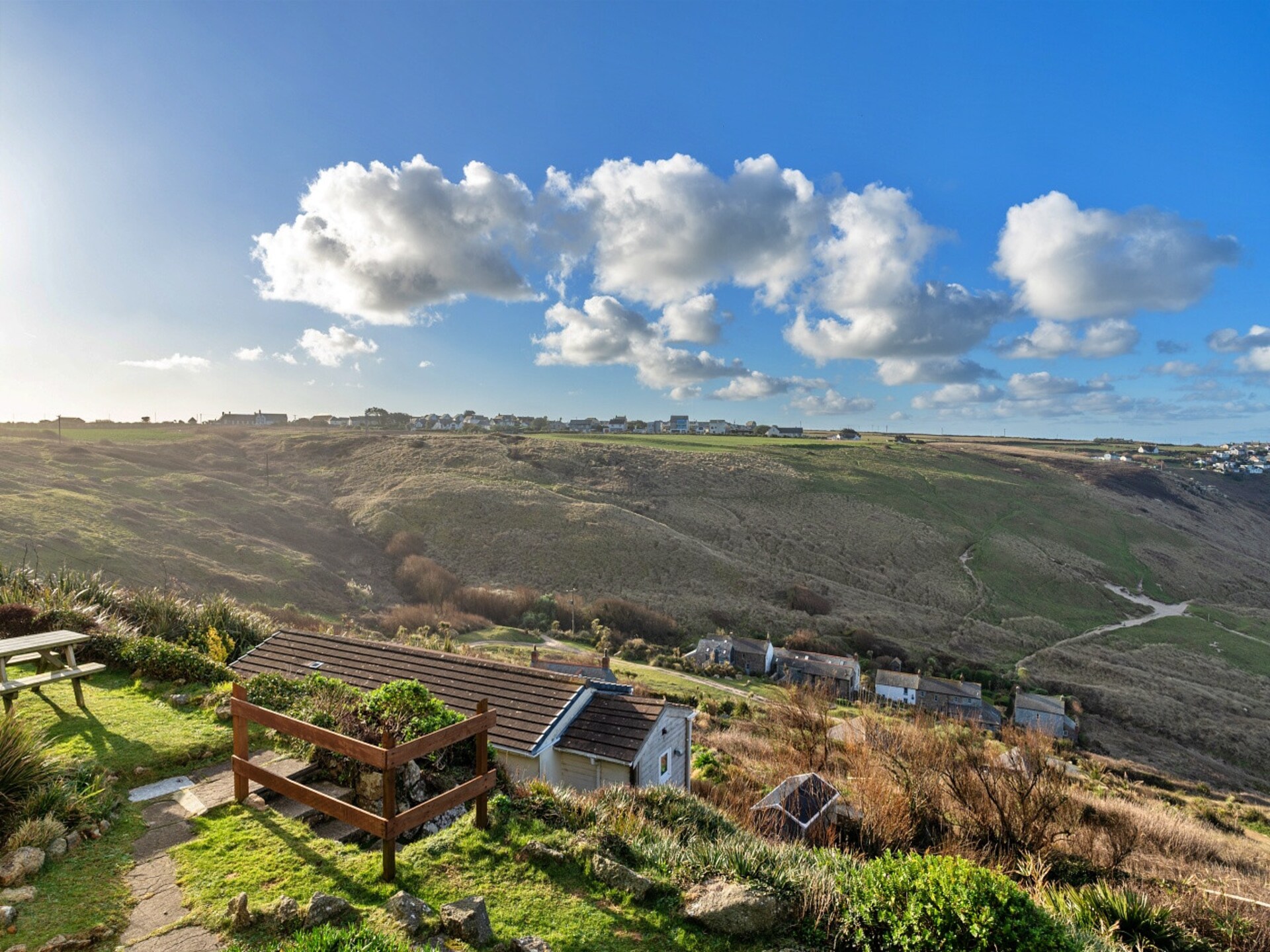 Klifvilla Bishop Rock: Uitzicht op zee in Sennen, Cornwall - foto 27