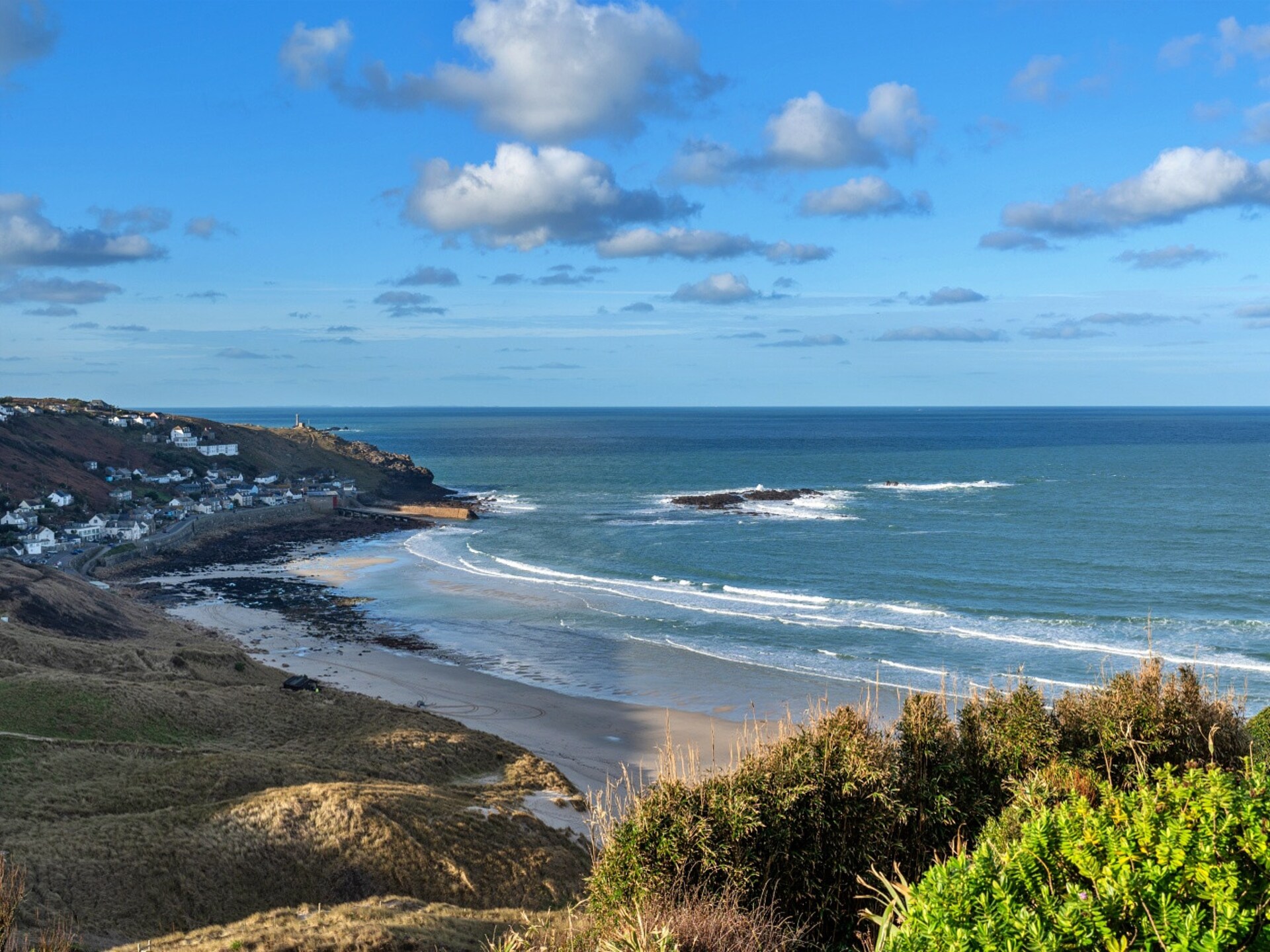 Klifvilla Bishop Rock: Uitzicht op zee in Sennen, Cornwall - foto 28