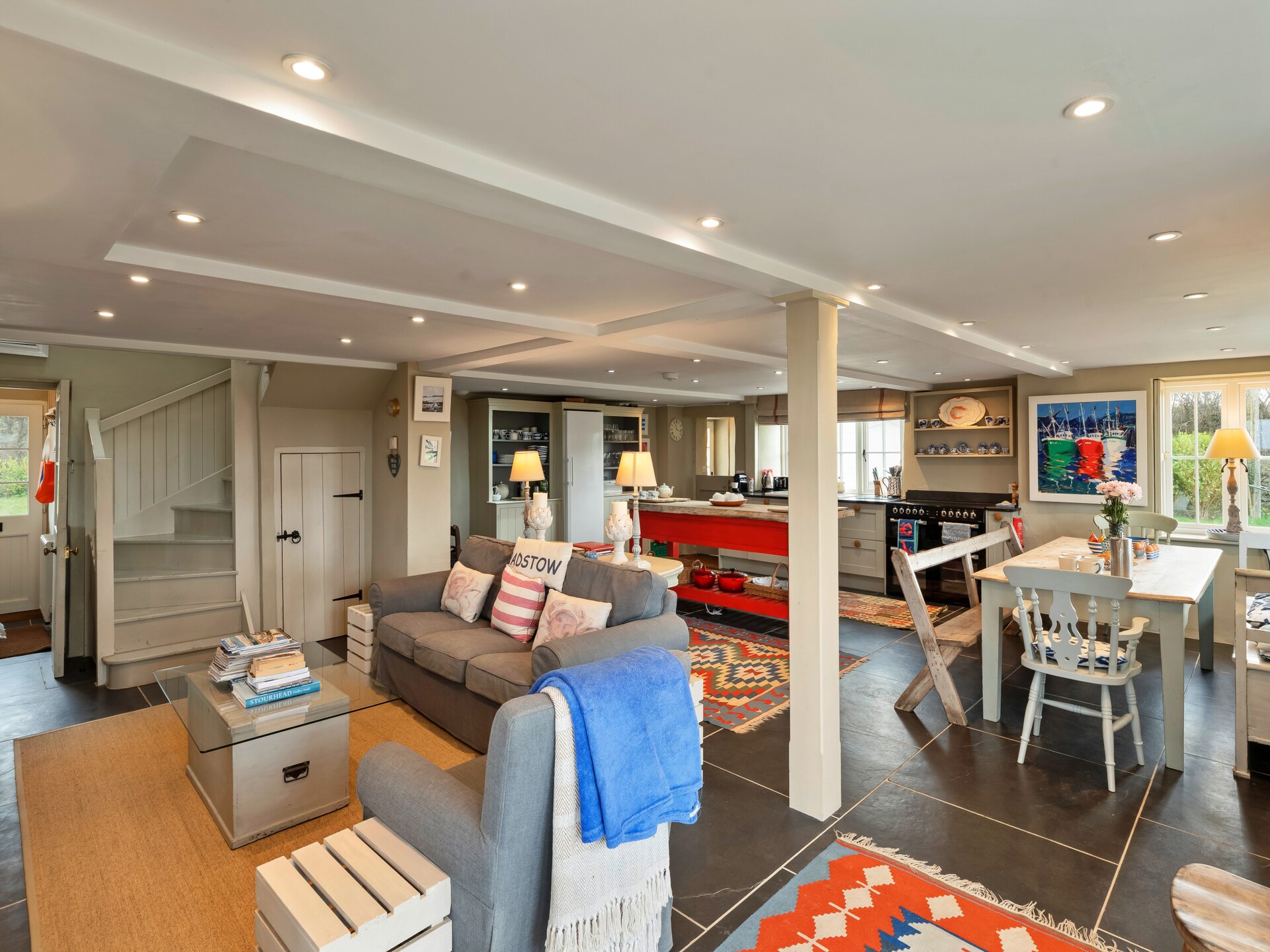 St Eval School House: Historisch schoolgebouw met zeezicht voor 10 personen in Noord-Cornwall - foto 10