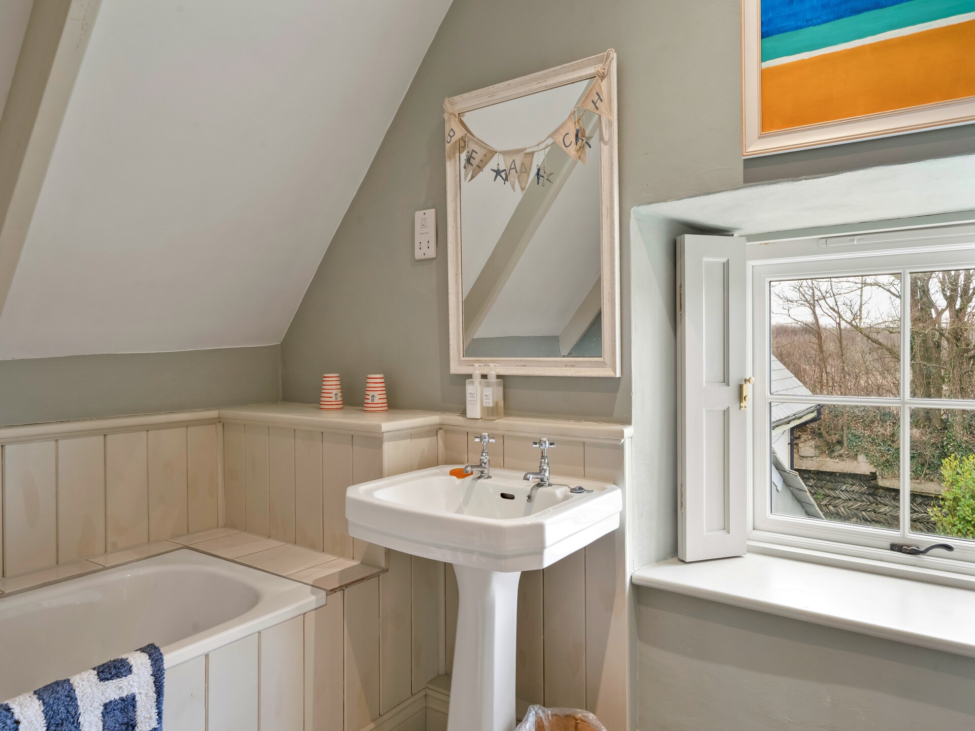 St Eval School House: Historisch schoolgebouw met zeezicht voor 10 personen in Noord-Cornwall - foto 32