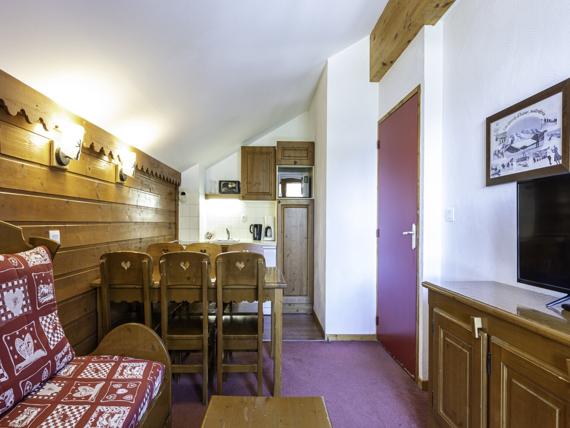Appartement La Turra 3P6: 50m van de piste in Modane voor 6 personen - foto 7