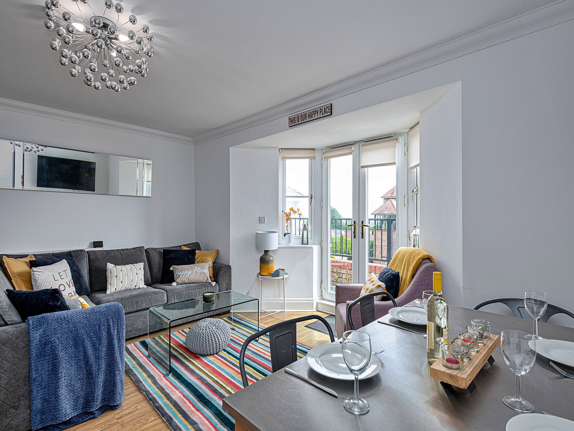 Licht appartement met balkon en zeezicht nabij South Beach in Tenby - foto 4