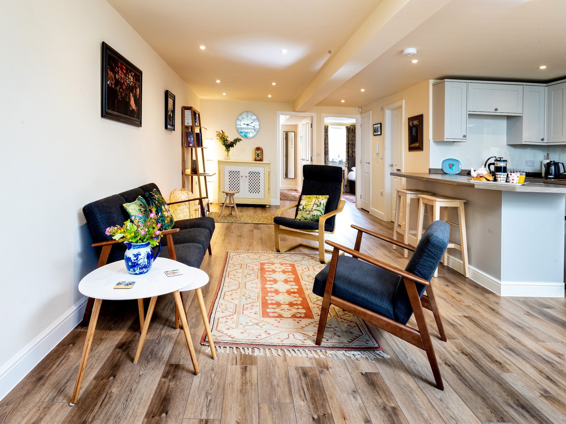 Licht appartement aan het kanaal met tuin, vlakbij Skipton - foto 1