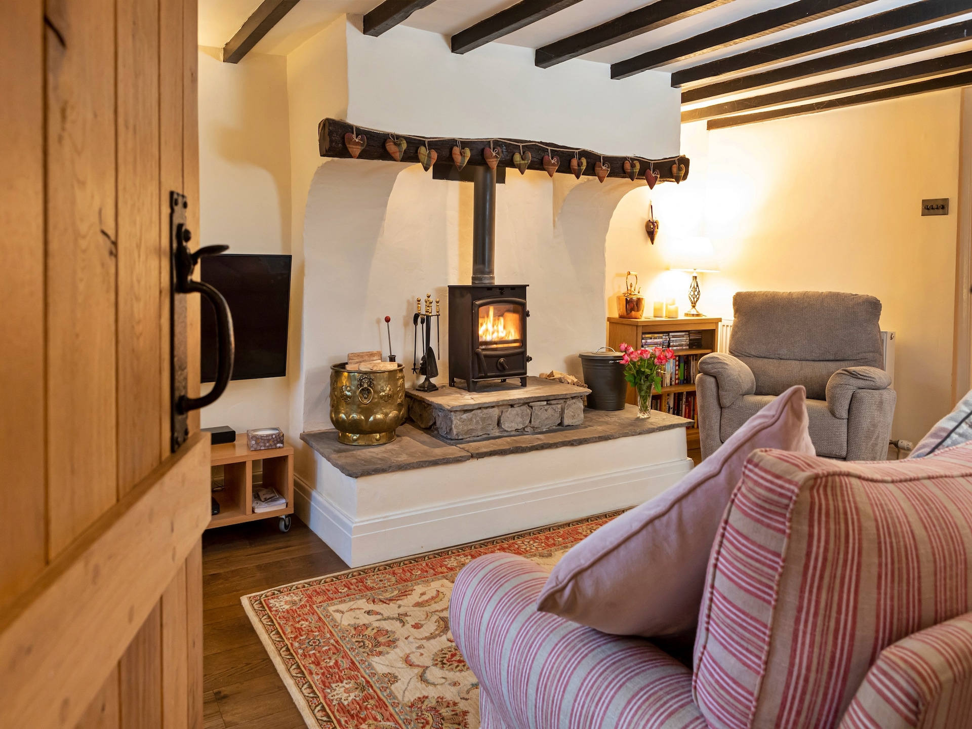 400 jaar oud landhuisje met houtkachel en uitzicht op de Yorkshire Dales - foto 2