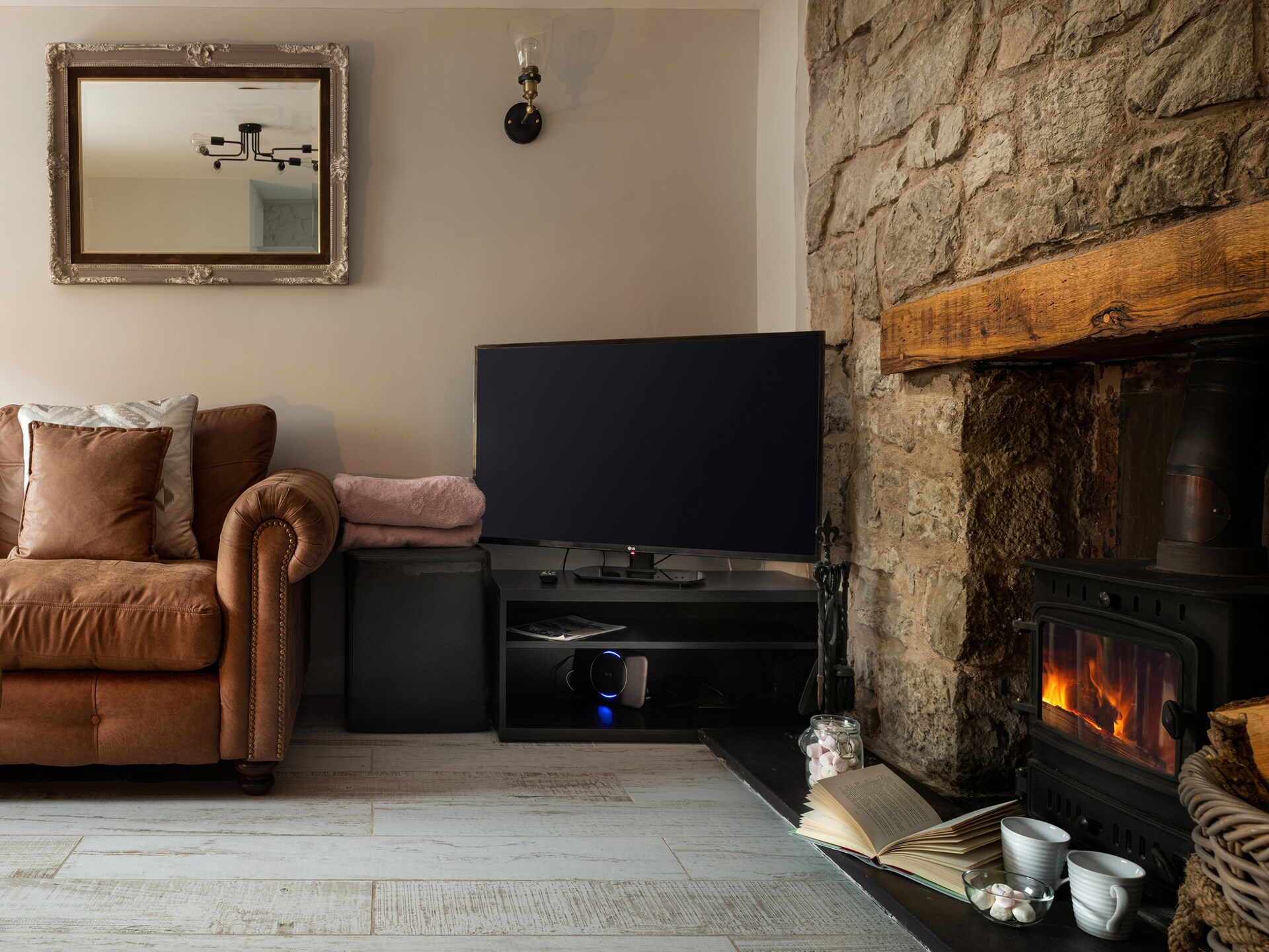 Esmor Cottage: Sfeervol vakantiehuis aan de golfbaan in Caerwys, Noord-Wales - foto 11