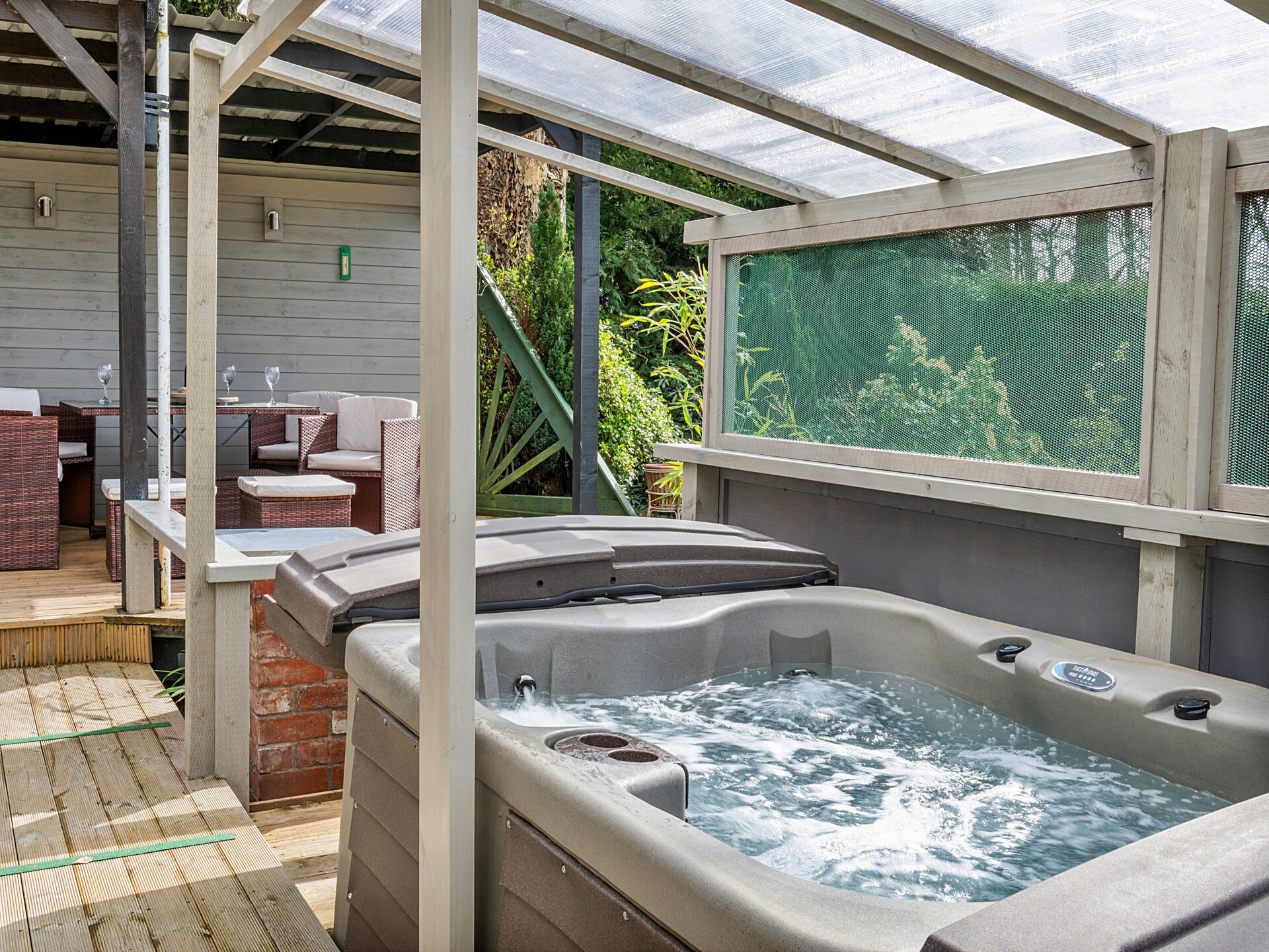 Romantisch landhuis met privé-bubbelbad en open haard in Shropshire - foto 28