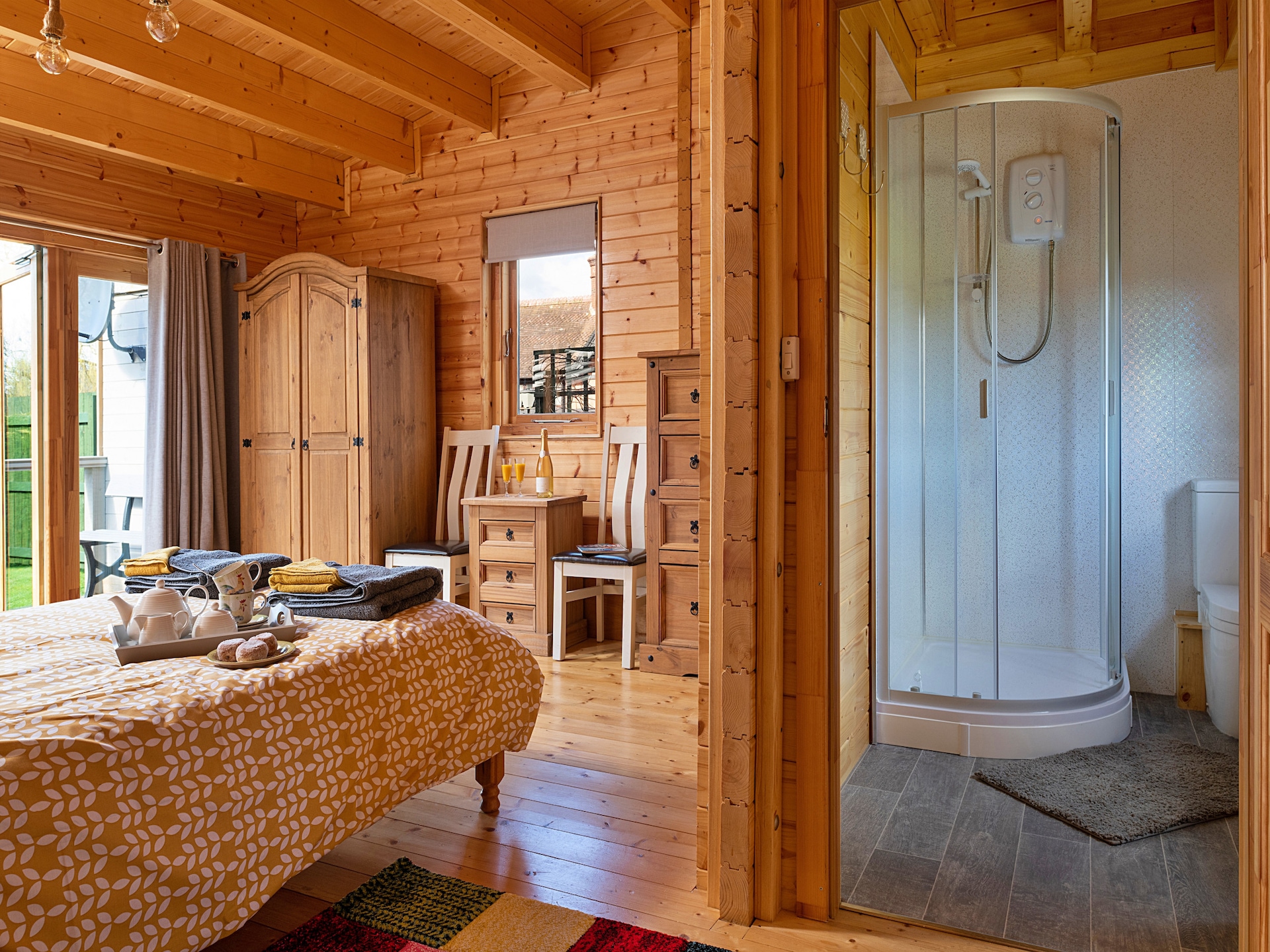 Romantisch landhuis met privé-bubbelbad en open haard in Shropshire - foto 13