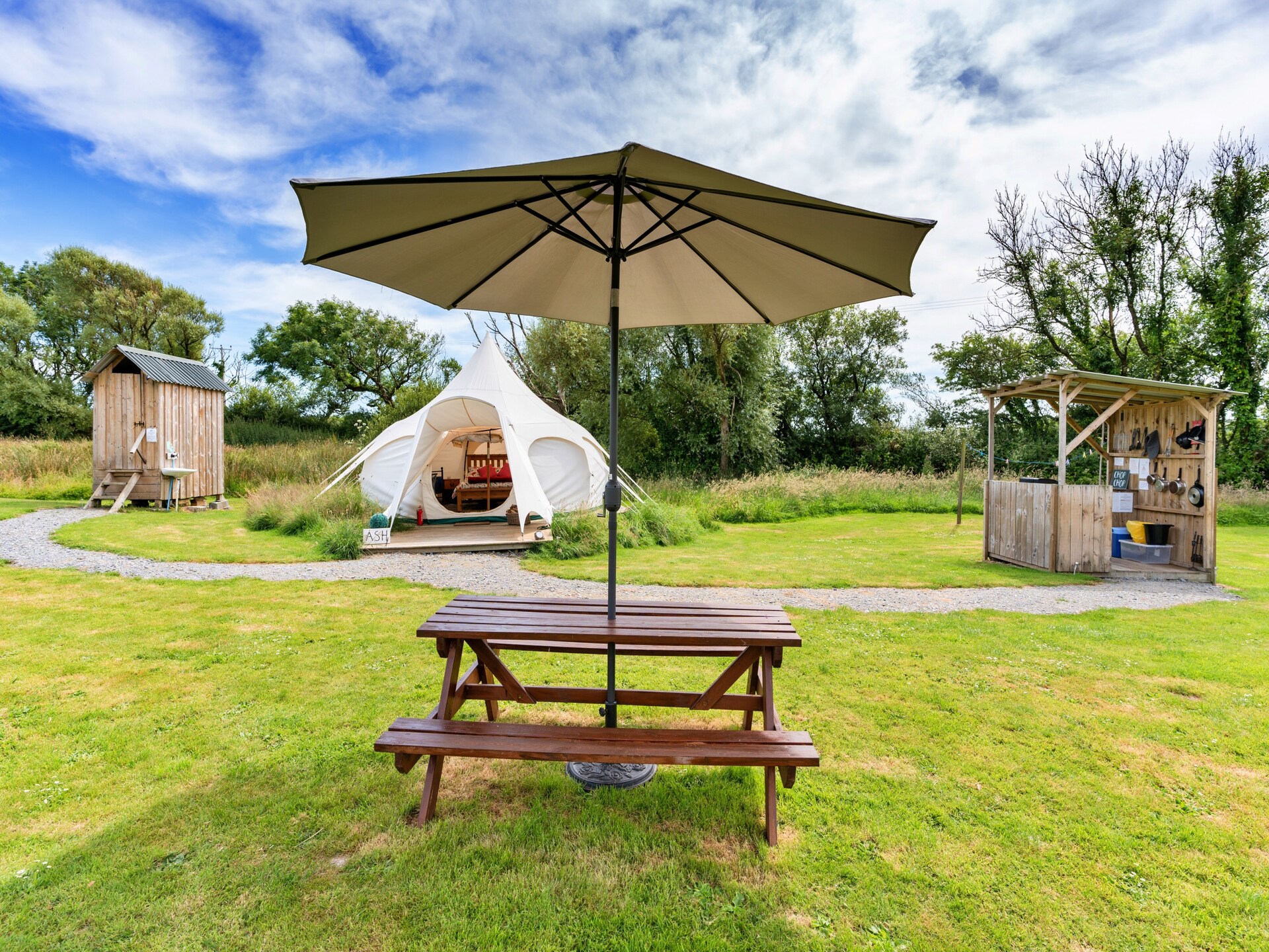 Ash Lotus Belle Tent: Glamping op een boerderij in Noord-Devon - foto 20