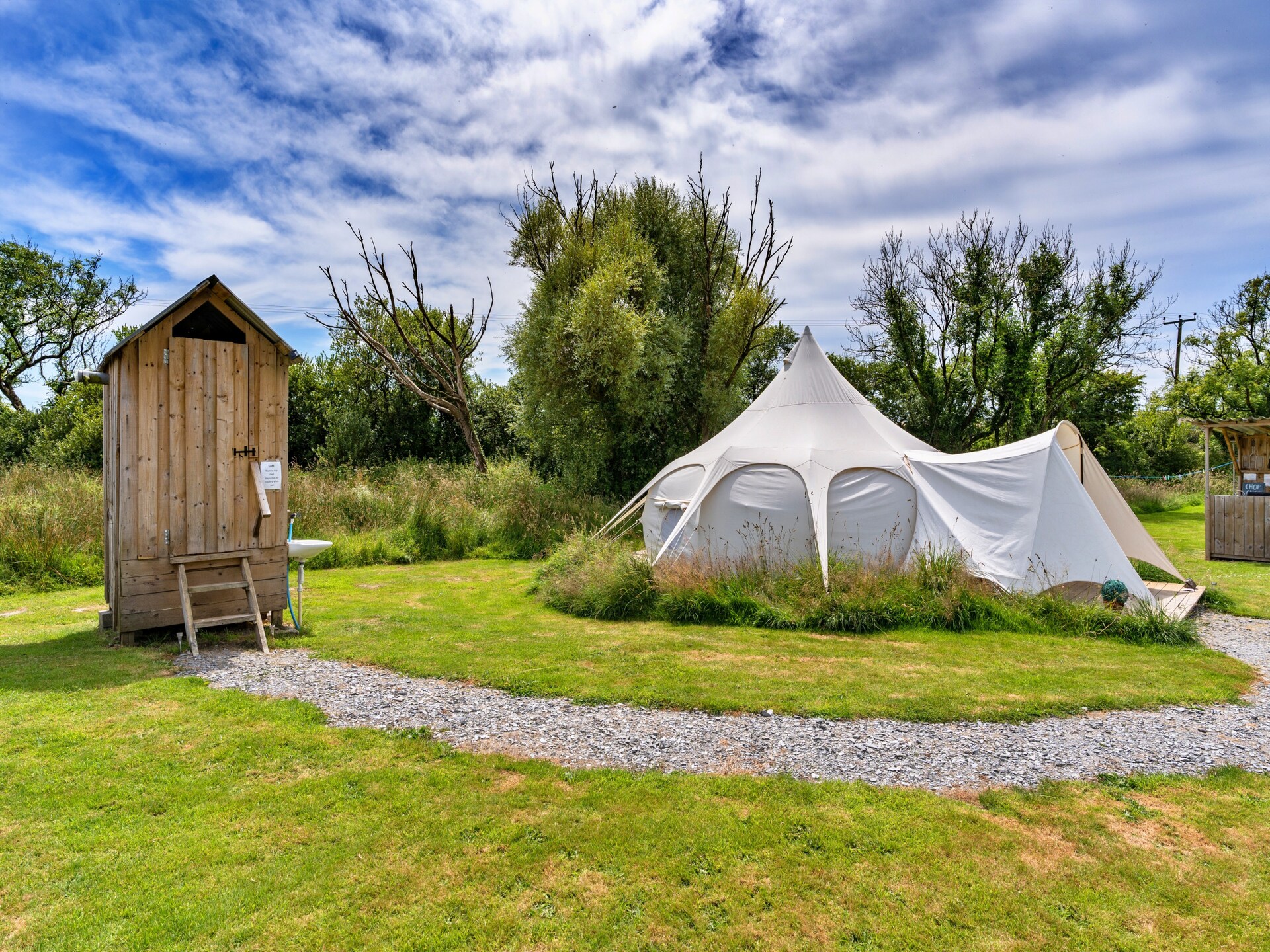 Lotus Belle-tent op melkveebedrijf in Noord-Devon, 4 hectare privéveld - foto 1